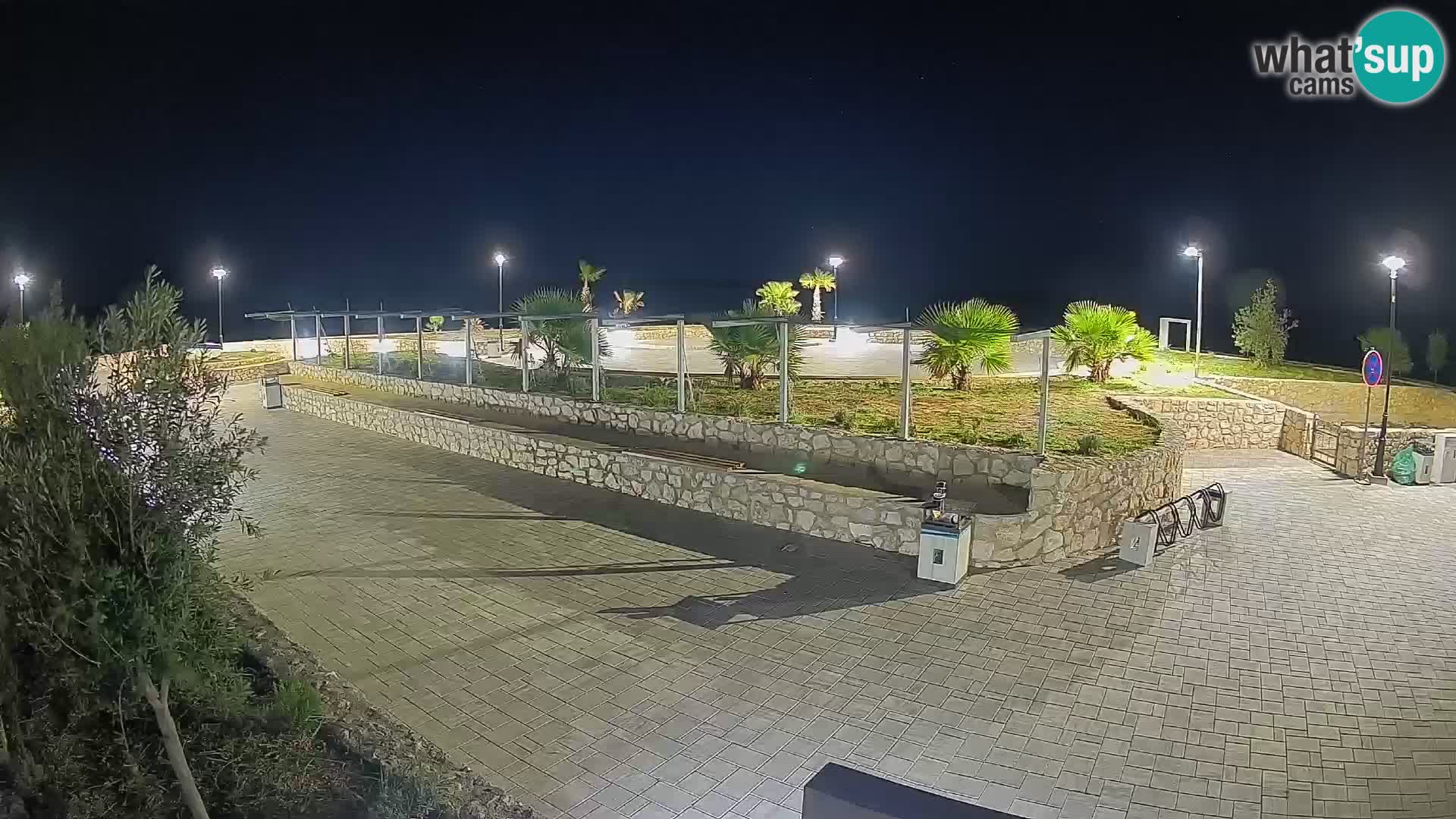 Webcam Mandre – Escenario de verano Velika điga | Isla de Pag