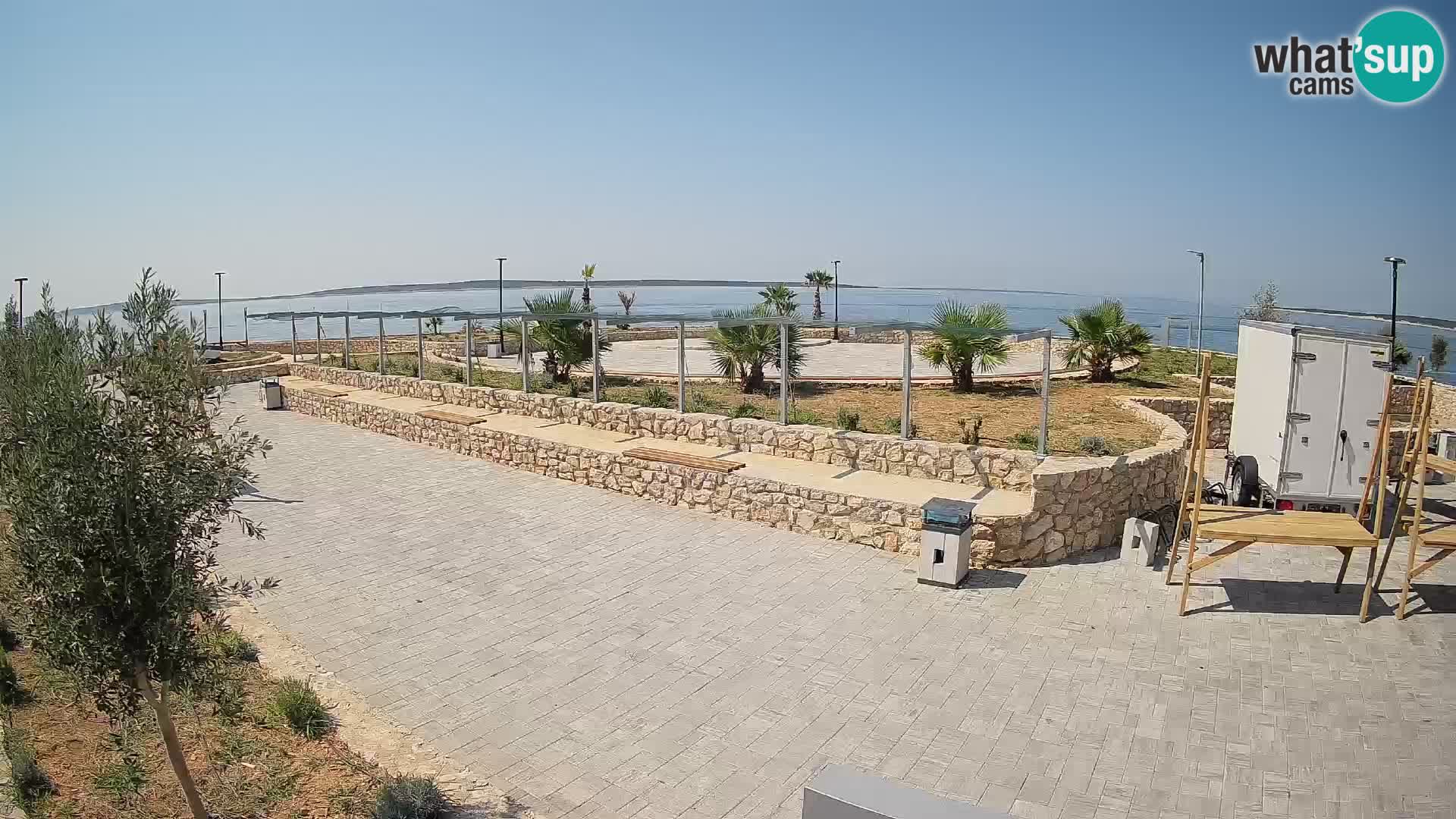 Mandre Summer Stage Webcam – Velika điga | Pag Island