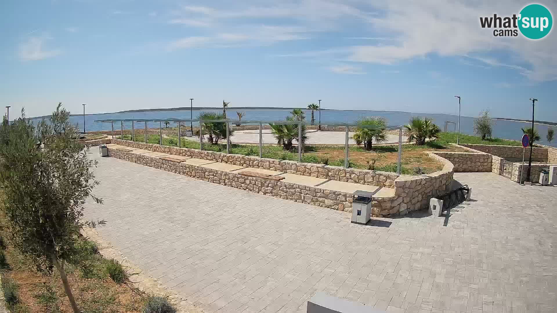Webcam Mandre – Escenario de verano Velika điga | Isla de Pag