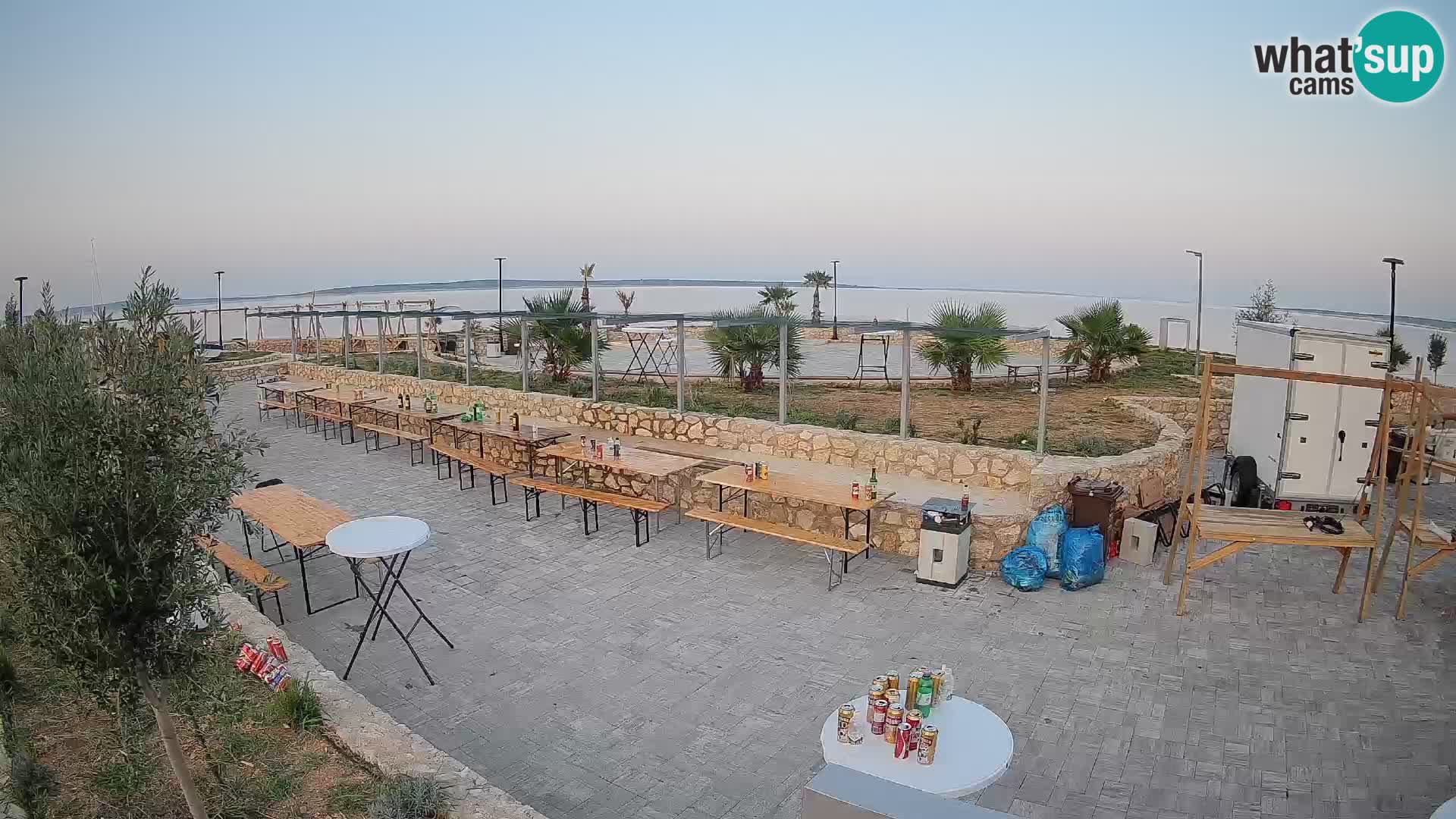 Webcam Mandre – Palco estivo Velika điga | Isola di Pag