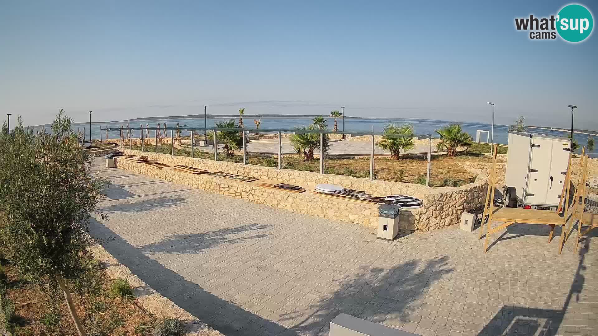 Webcam Mandre – Palco estivo Velika điga | Isola di Pag