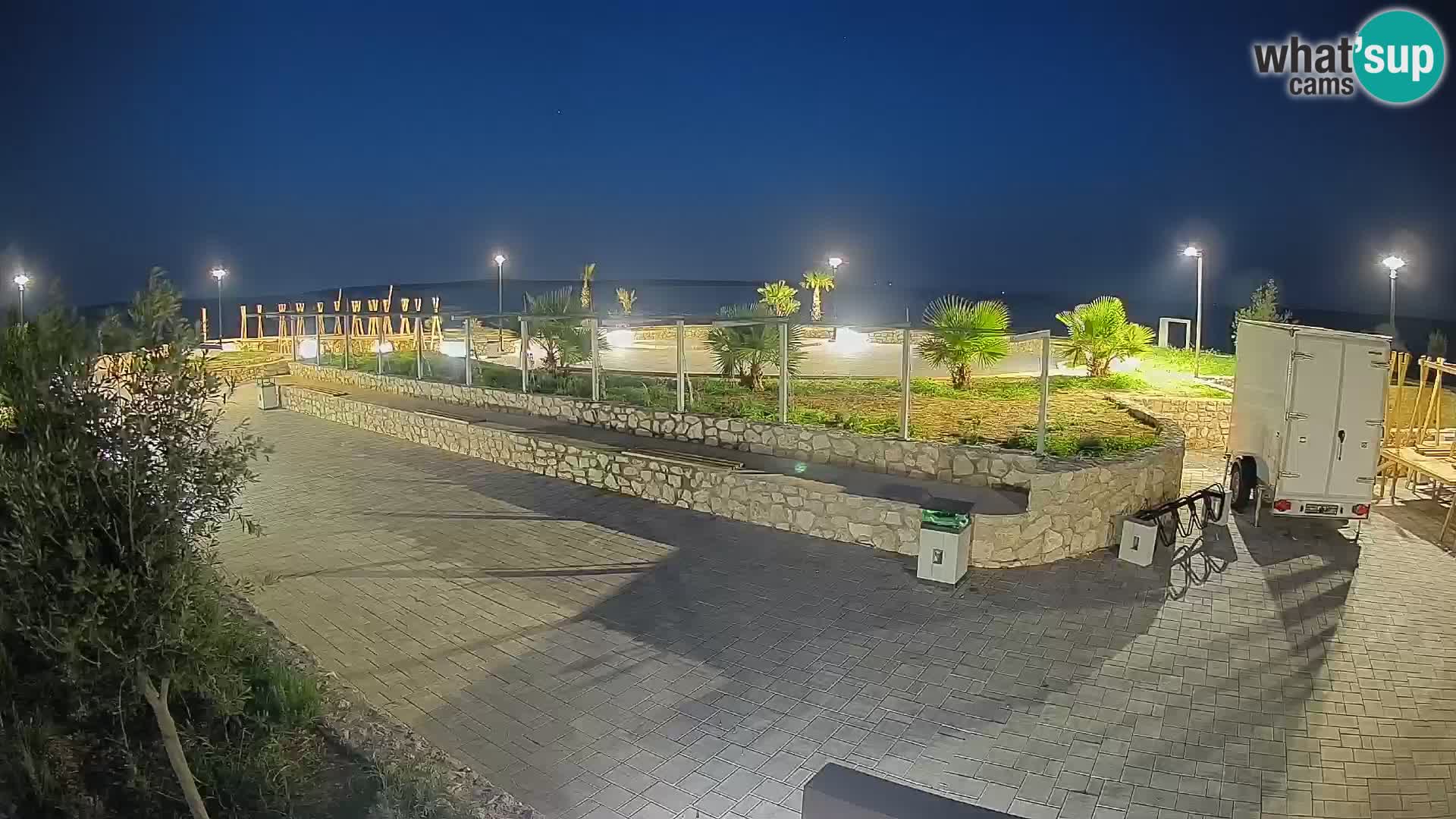 Webcam Mandre – Scène estivale Velika điga | Île de Pag