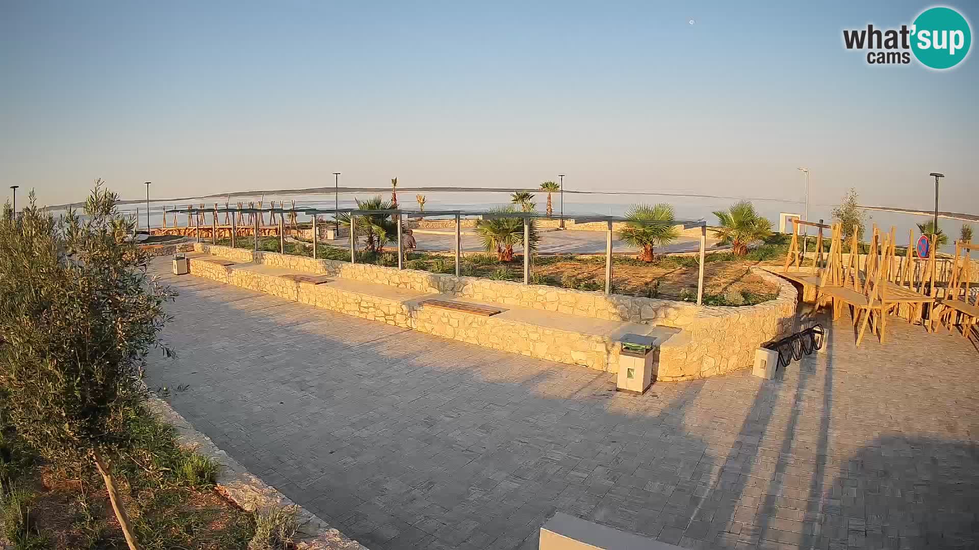 Webcam Mandre – Escenario de verano Velika điga | Isla de Pag