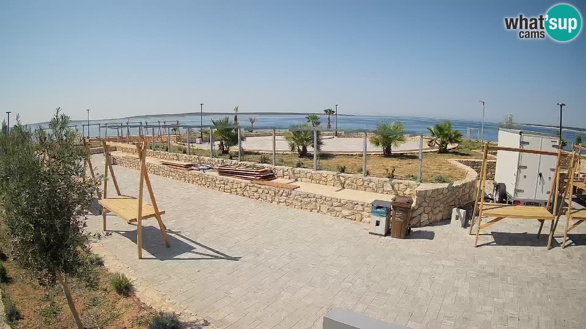 Mandre Summer Stage Webcam – Velika điga | Pag Island