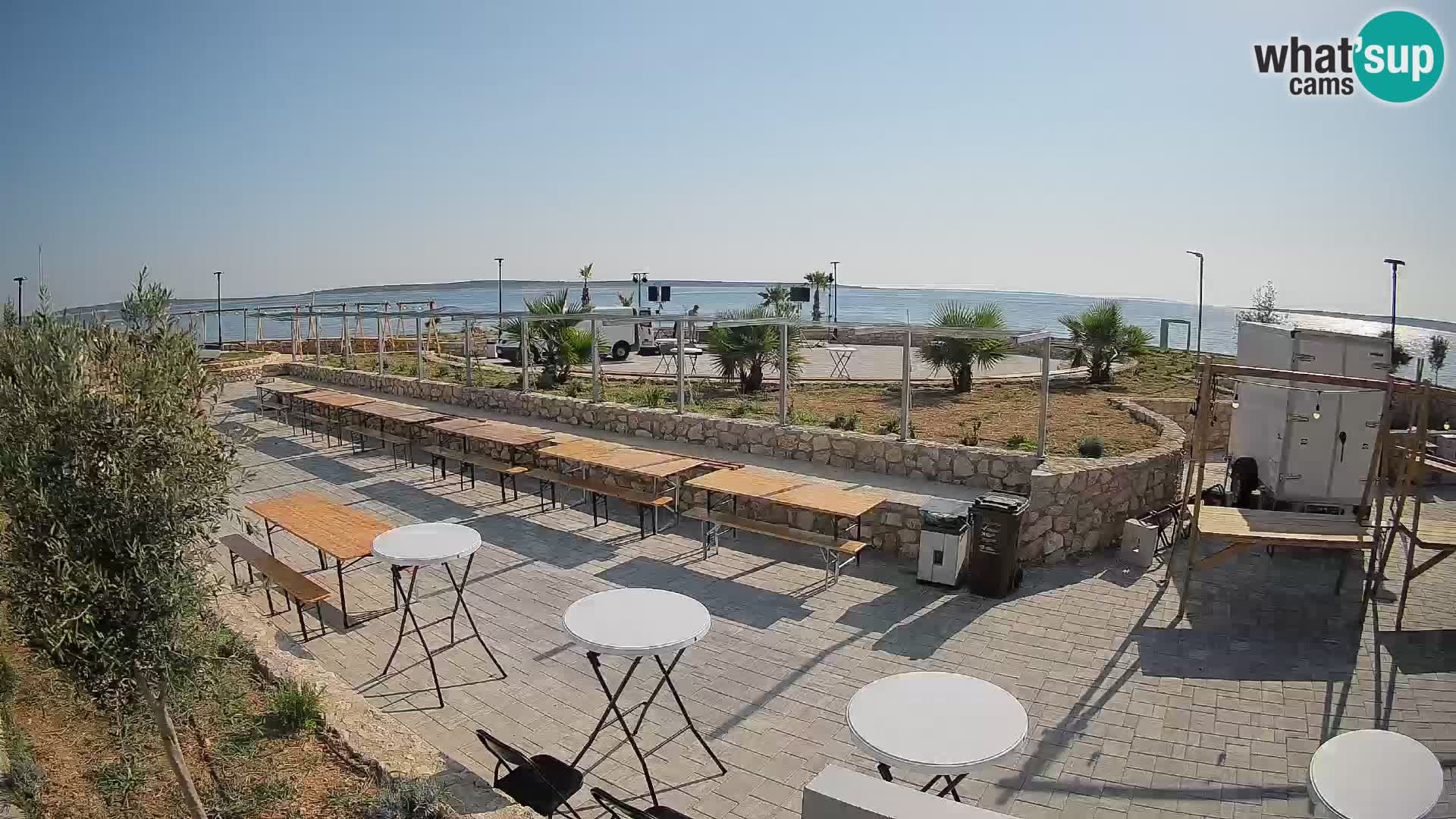 Mandre Summer Stage Webcam – Velika điga | Pag Island