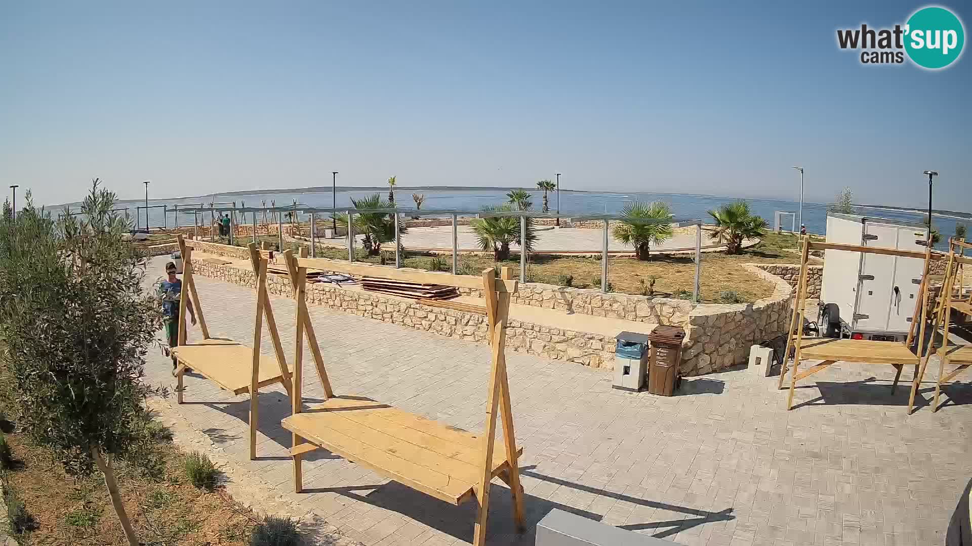 Mandre Summer Stage Webcam – Velika điga | Pag Island