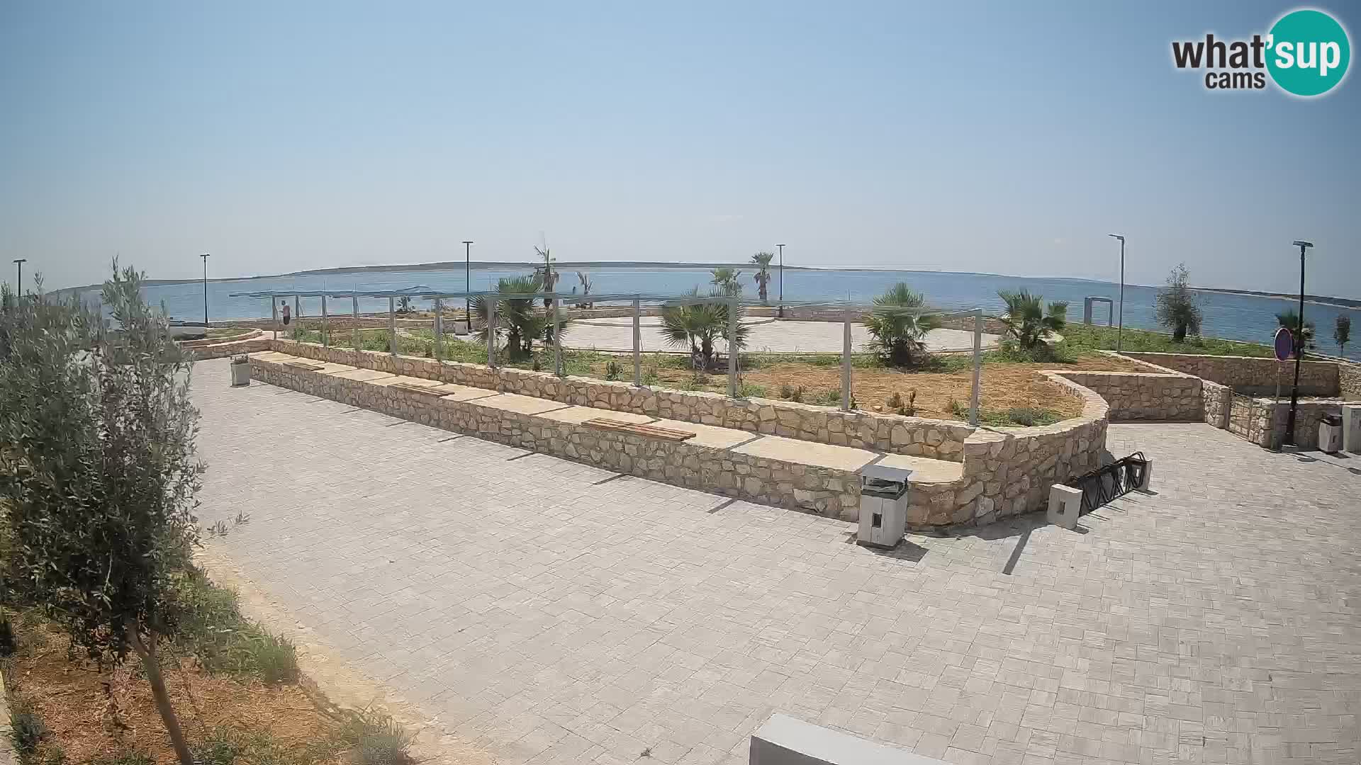 Mandre Summer Stage Webcam – Velika điga | Pag Island