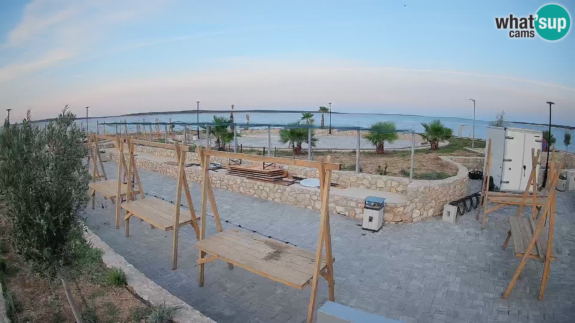 Webcam Mandre – Scène estivale Velika điga | Île de Pag