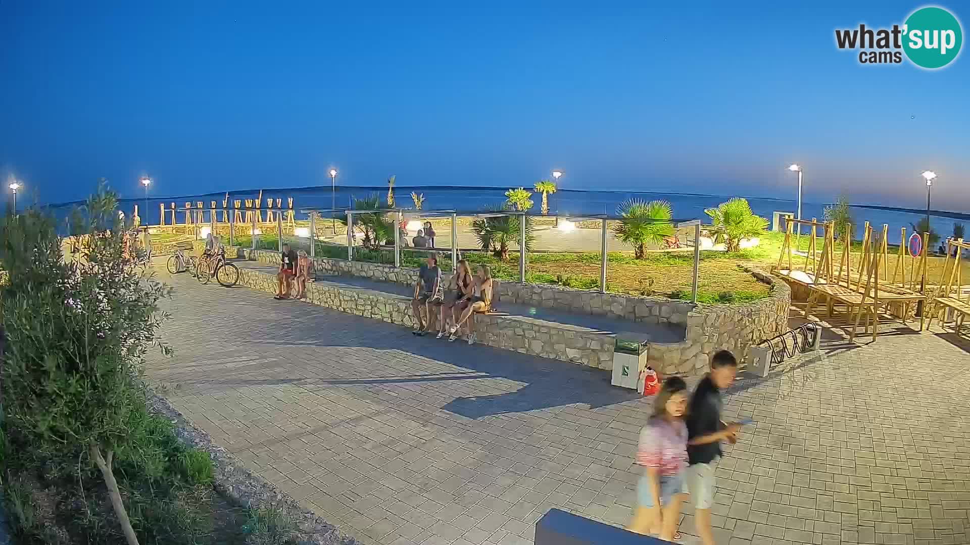 Webcam Mandre – Scène estivale Velika điga | Île de Pag