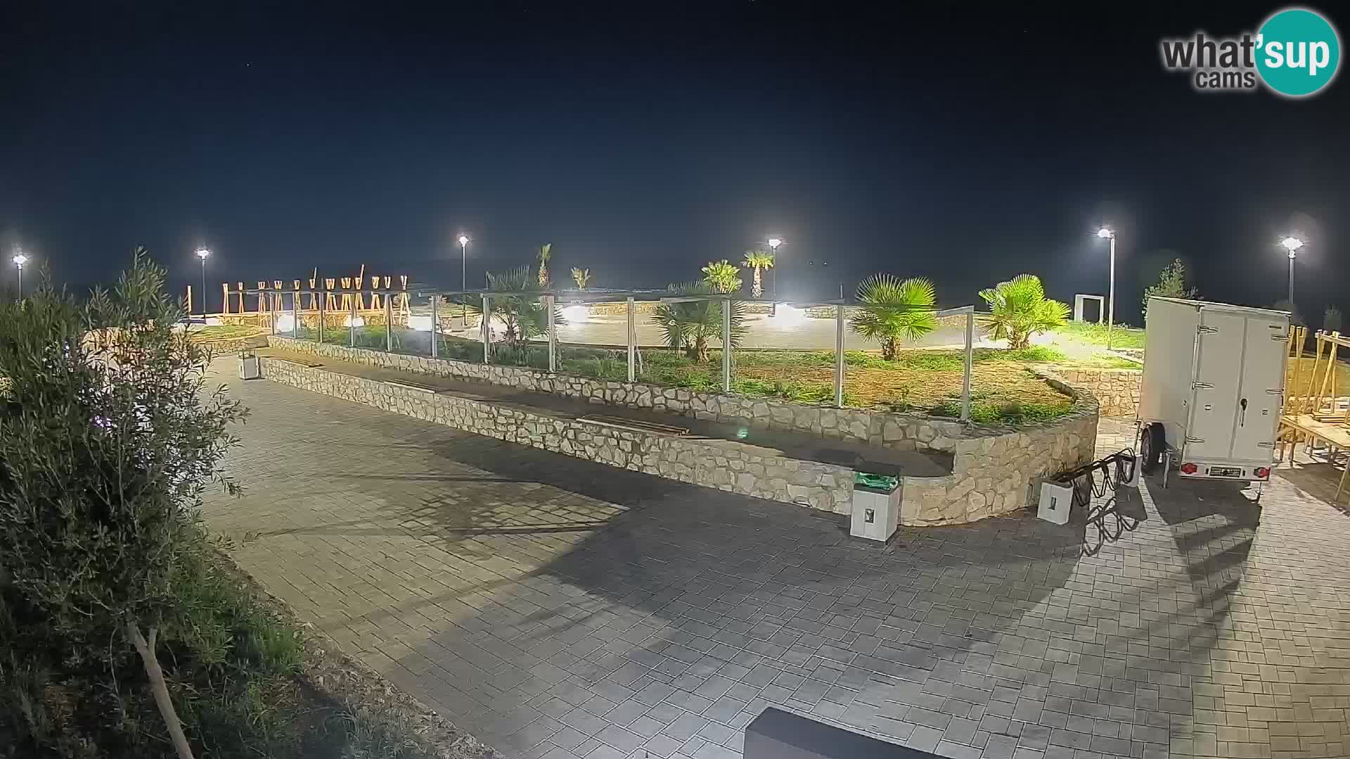 Webcam Mandre – Palco estivo Velika điga | Isola di Pag