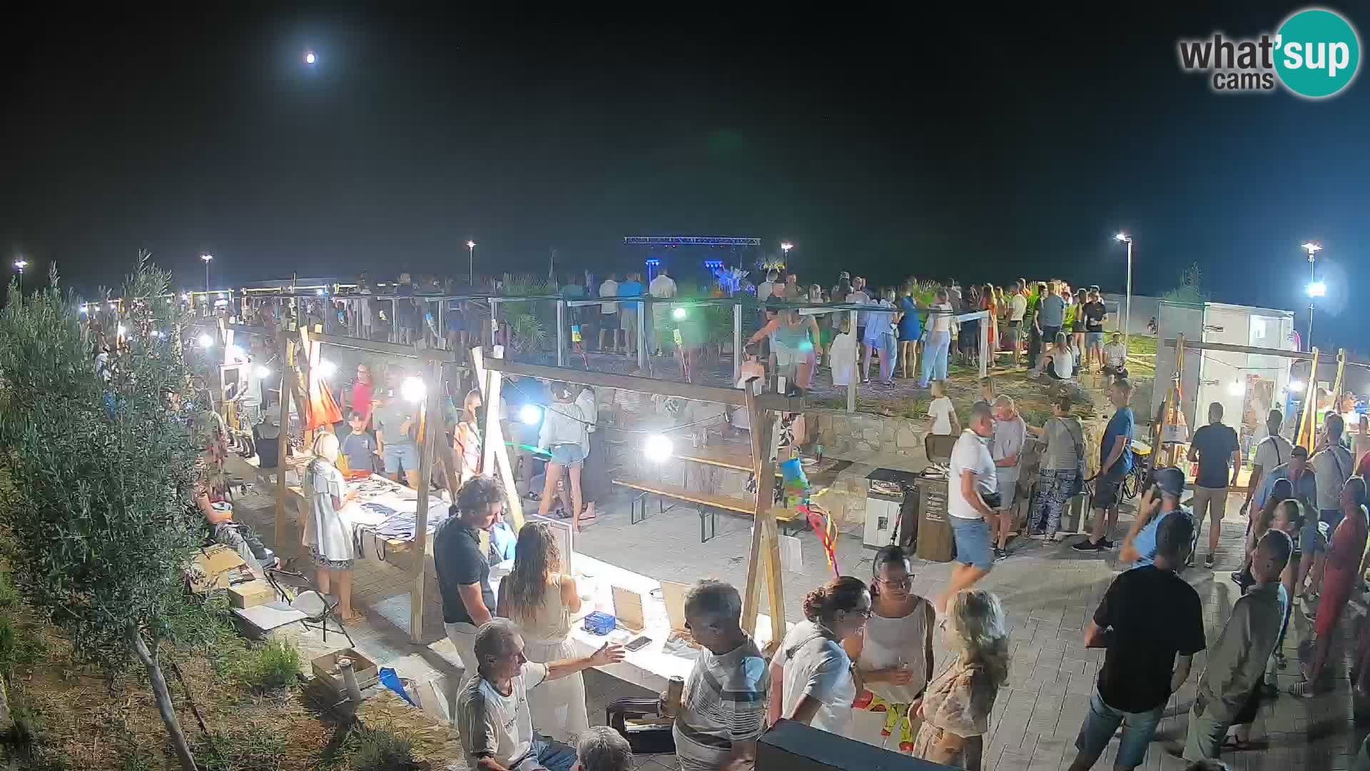 Webcam Mandre – Escenario de verano Velika điga | Isla de Pag