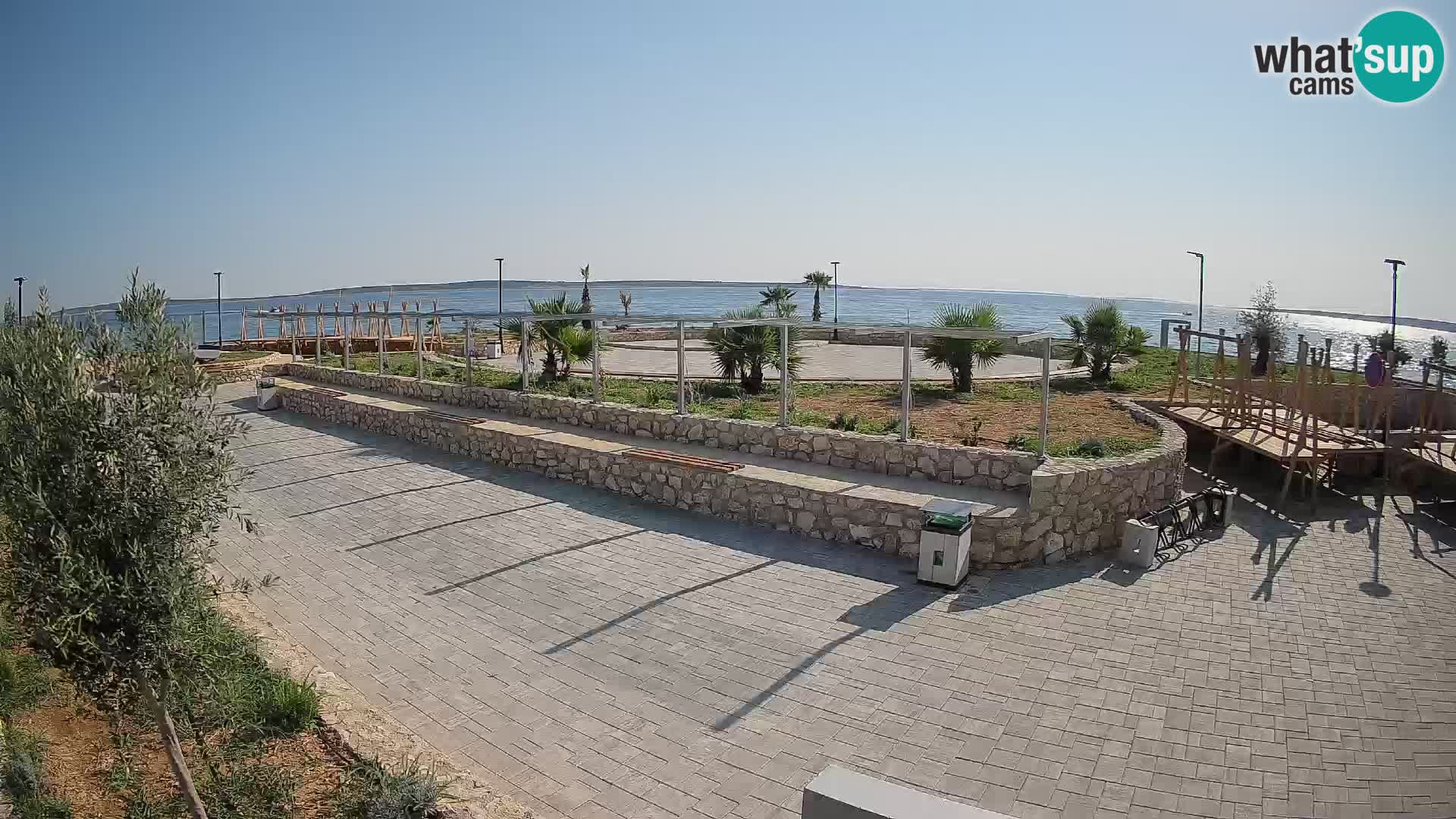 Webcam Mandre – Scène estivale Velika điga | Île de Pag