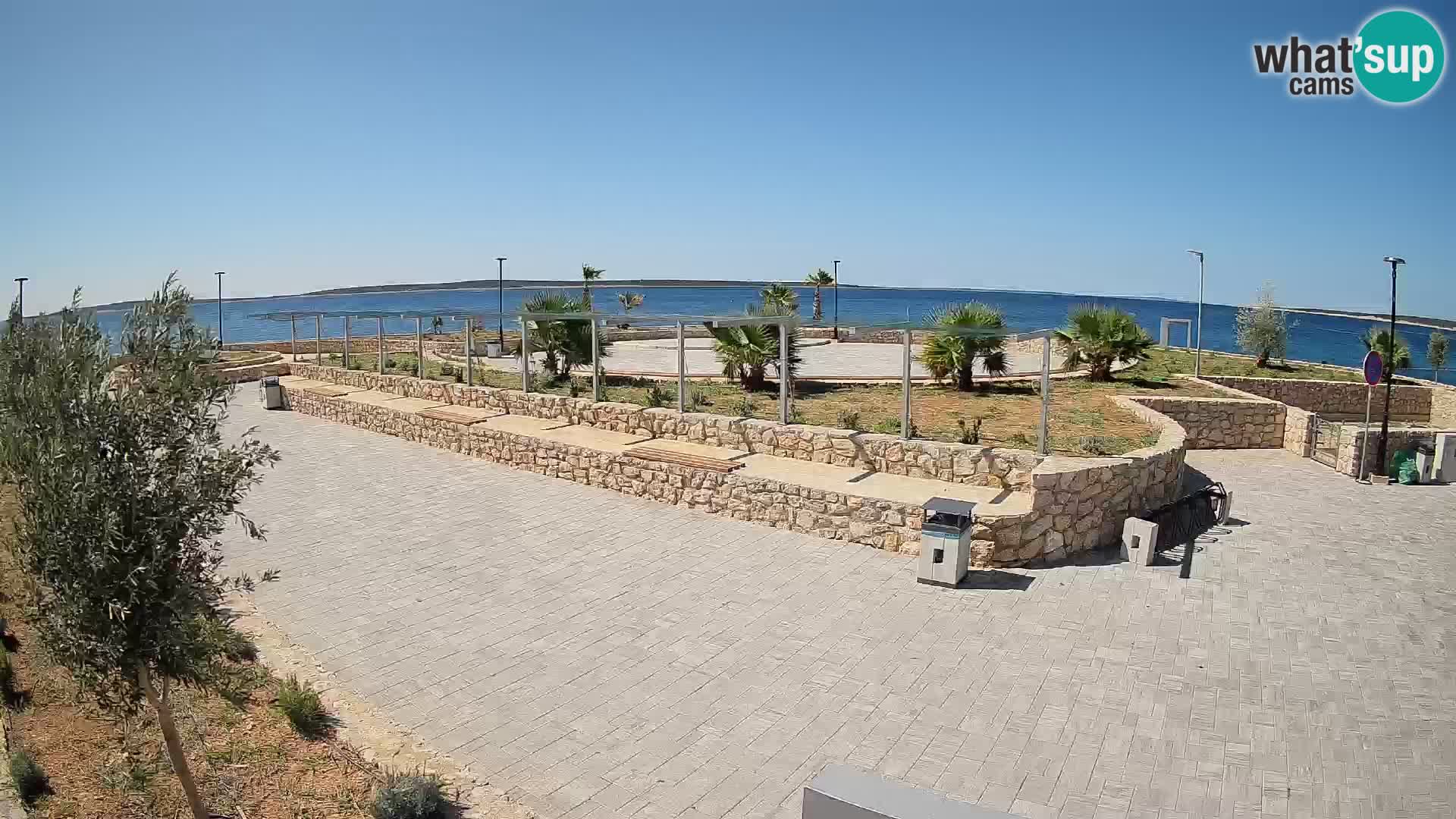 Mandre Summer Stage Webcam – Velika điga | Pag Island