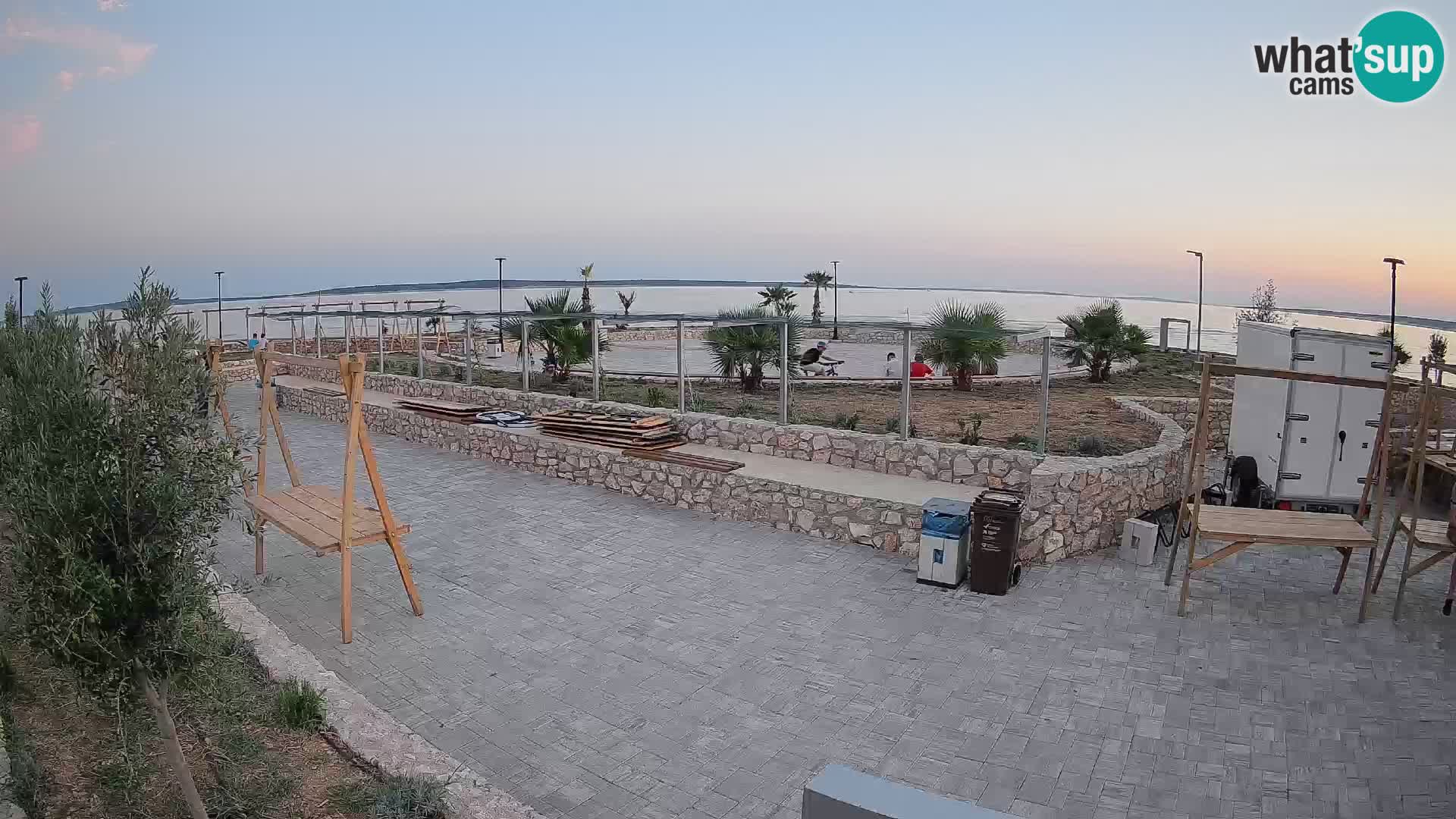 Webcam Mandre – Escenario de verano Velika điga | Isla de Pag