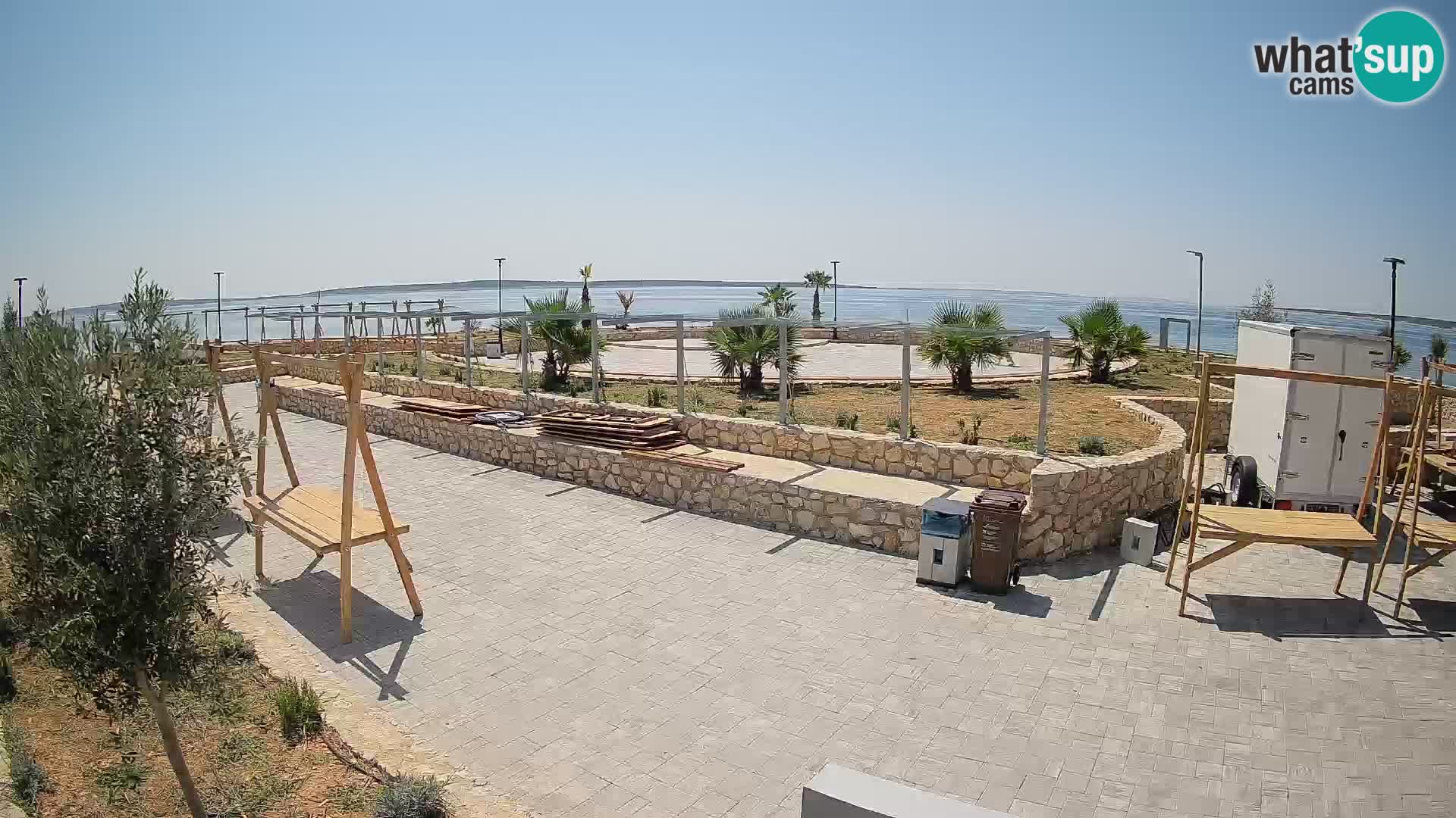 Webcam Mandre – Palco estivo Velika điga | Isola di Pag