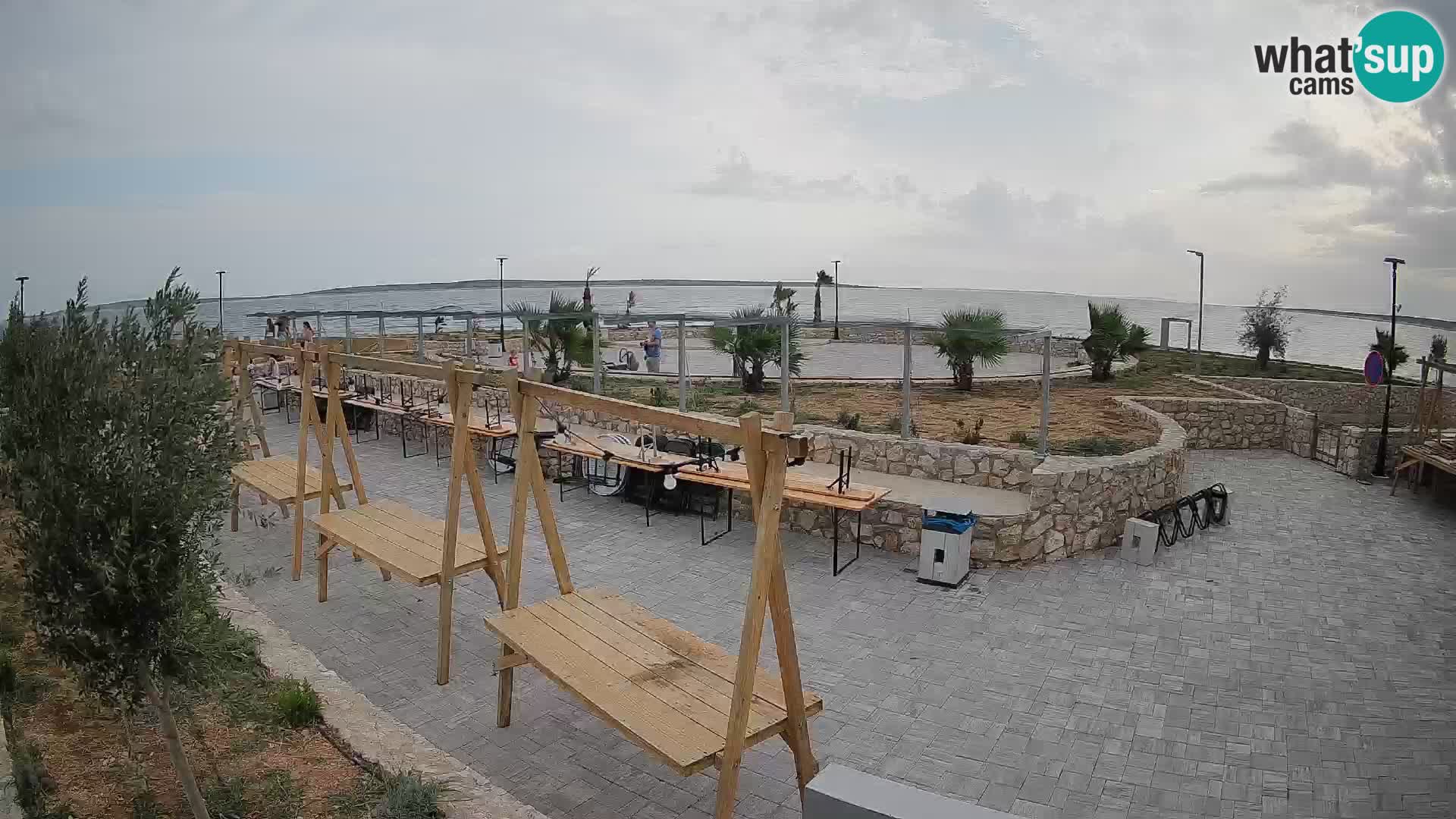 Webcam Mandre – Scène estivale Velika điga | Île de Pag
