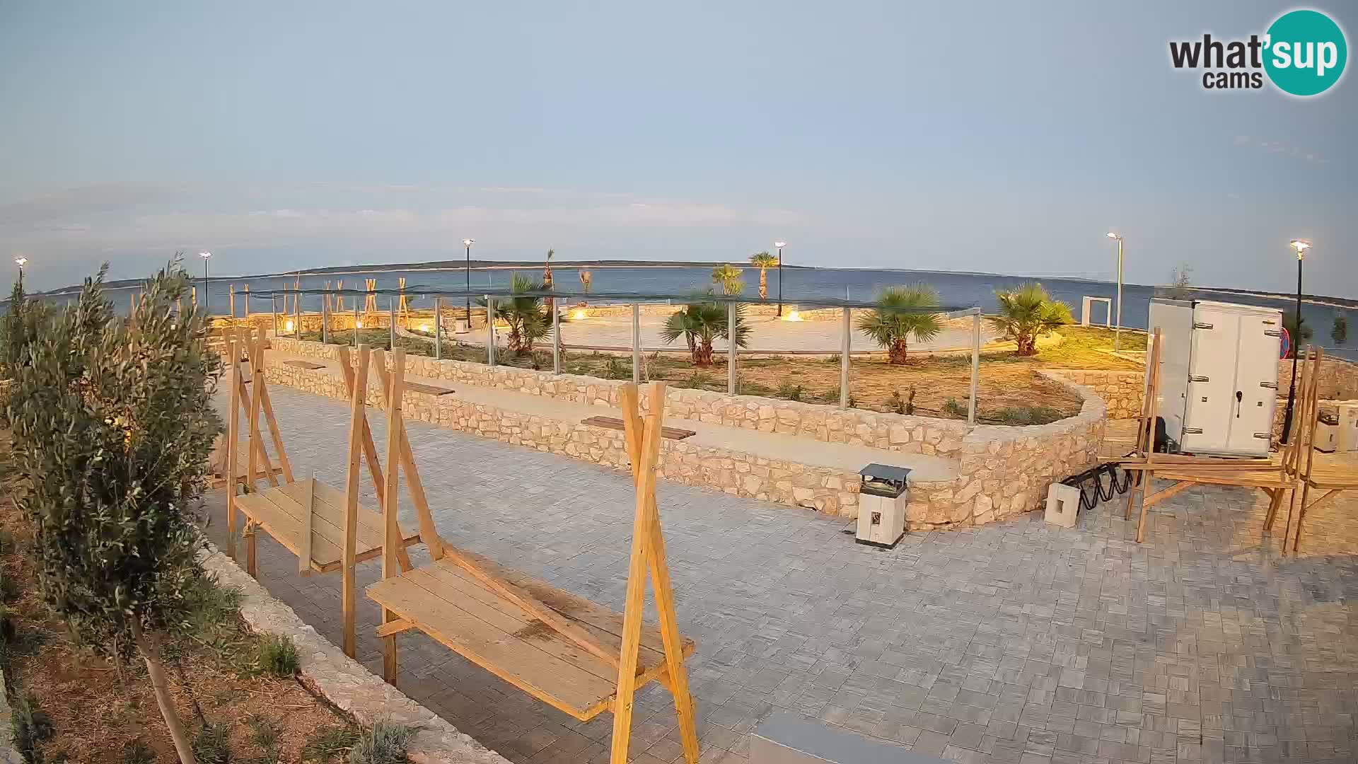Webcam Mandre – Scène estivale Velika điga | Île de Pag
