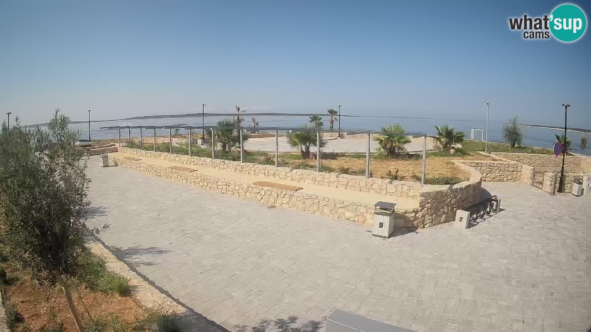 Webcam Mandre – Escenario de verano Velika điga | Isla de Pag