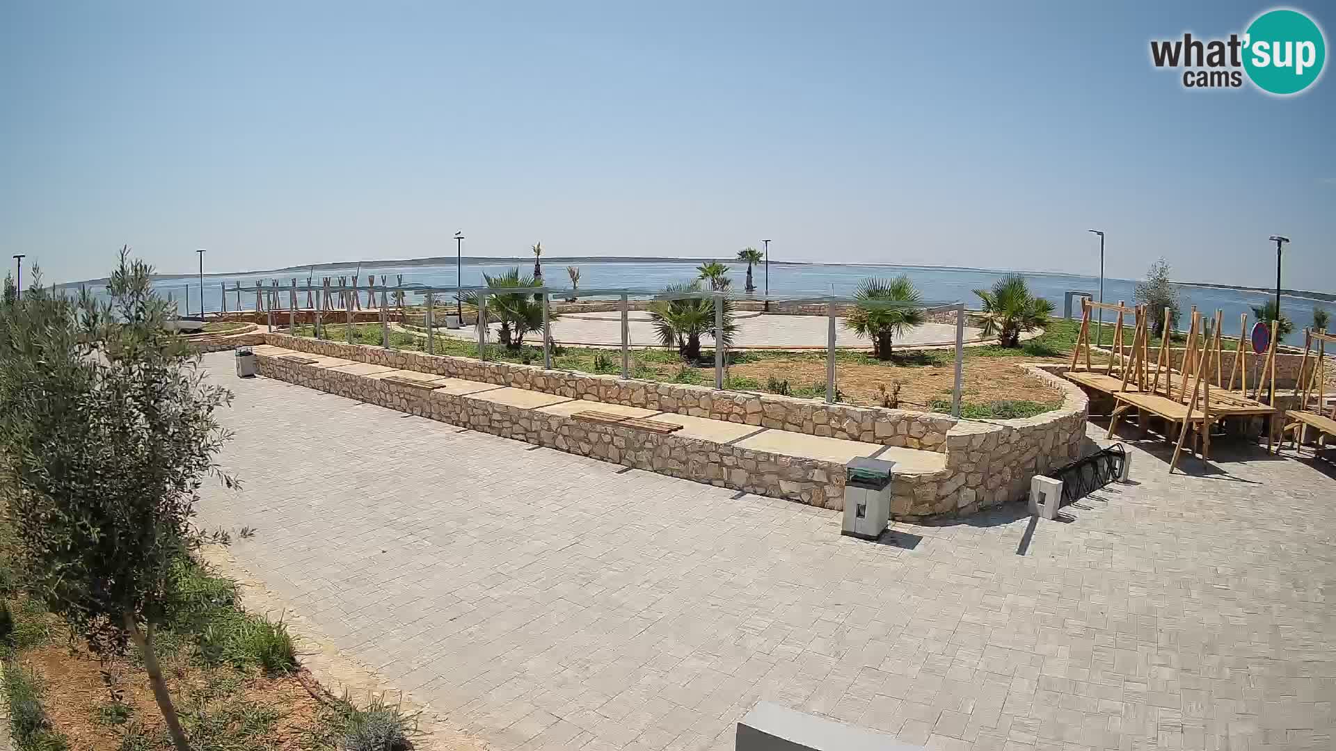 Webcam Mandre – Scène estivale Velika điga | Île de Pag