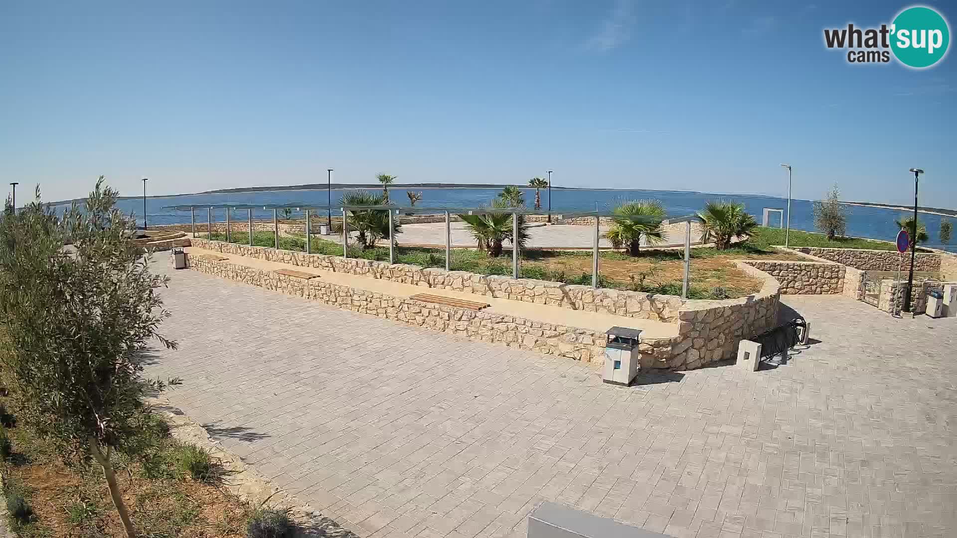 Mandre Summer Stage Webcam – Velika điga | Pag Island