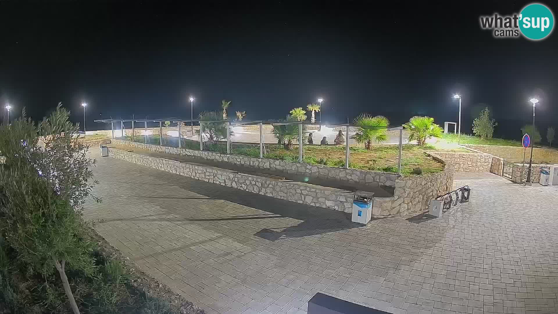 Webcam Mandre – Scène estivale Velika điga | Île de Pag
