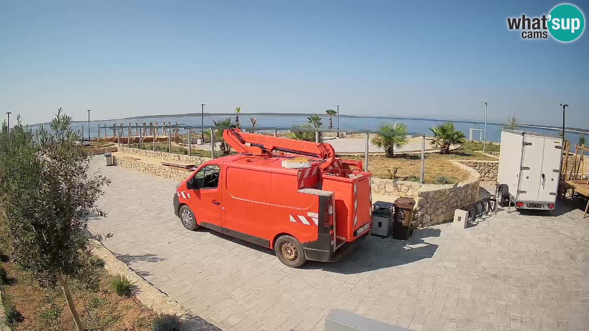Webcam Mandre – Scène estivale Velika điga | Île de Pag