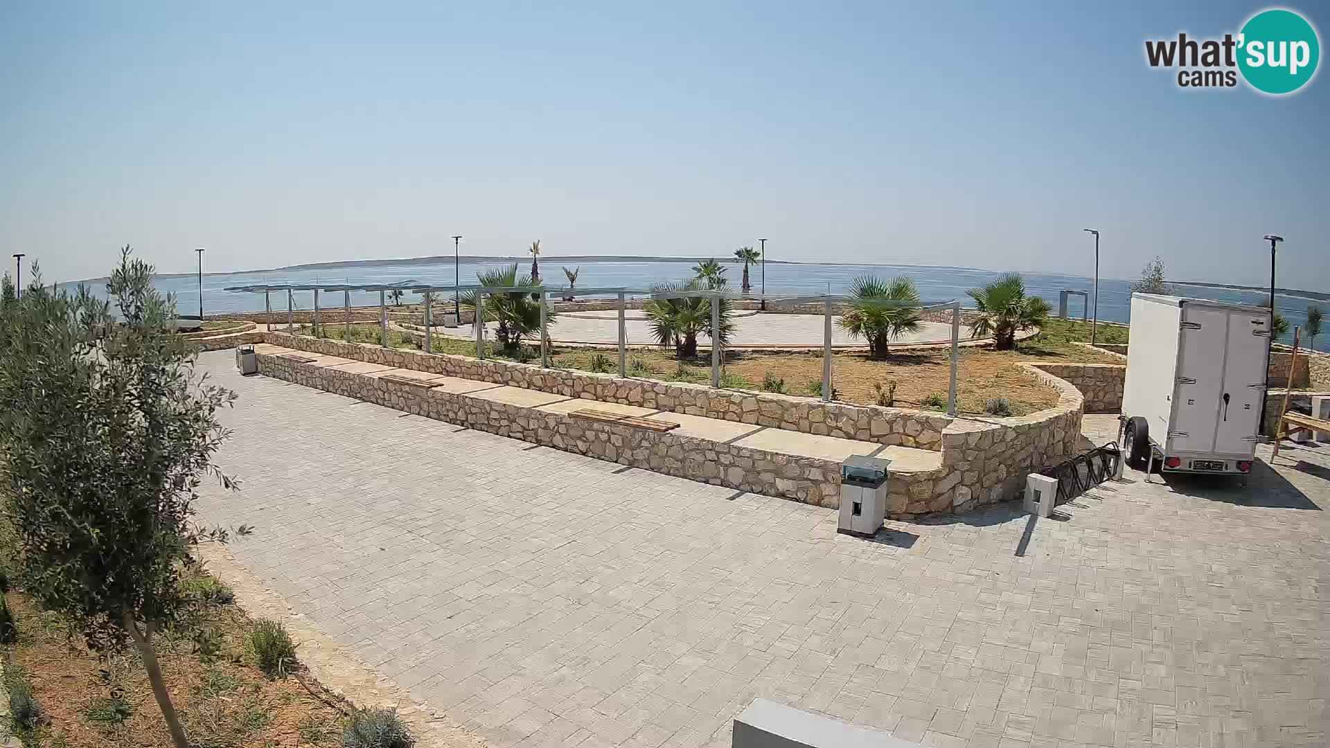 Webcam Mandre – Scène estivale Velika điga | Île de Pag