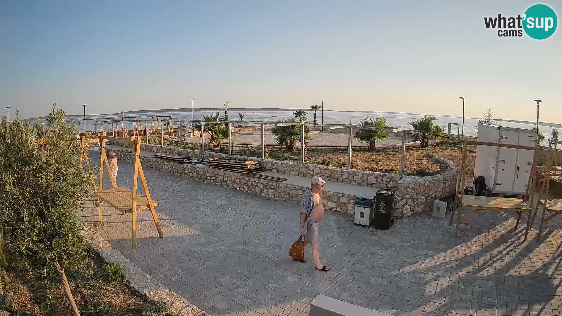 Webcam Mandre – Scène estivale Velika điga | Île de Pag