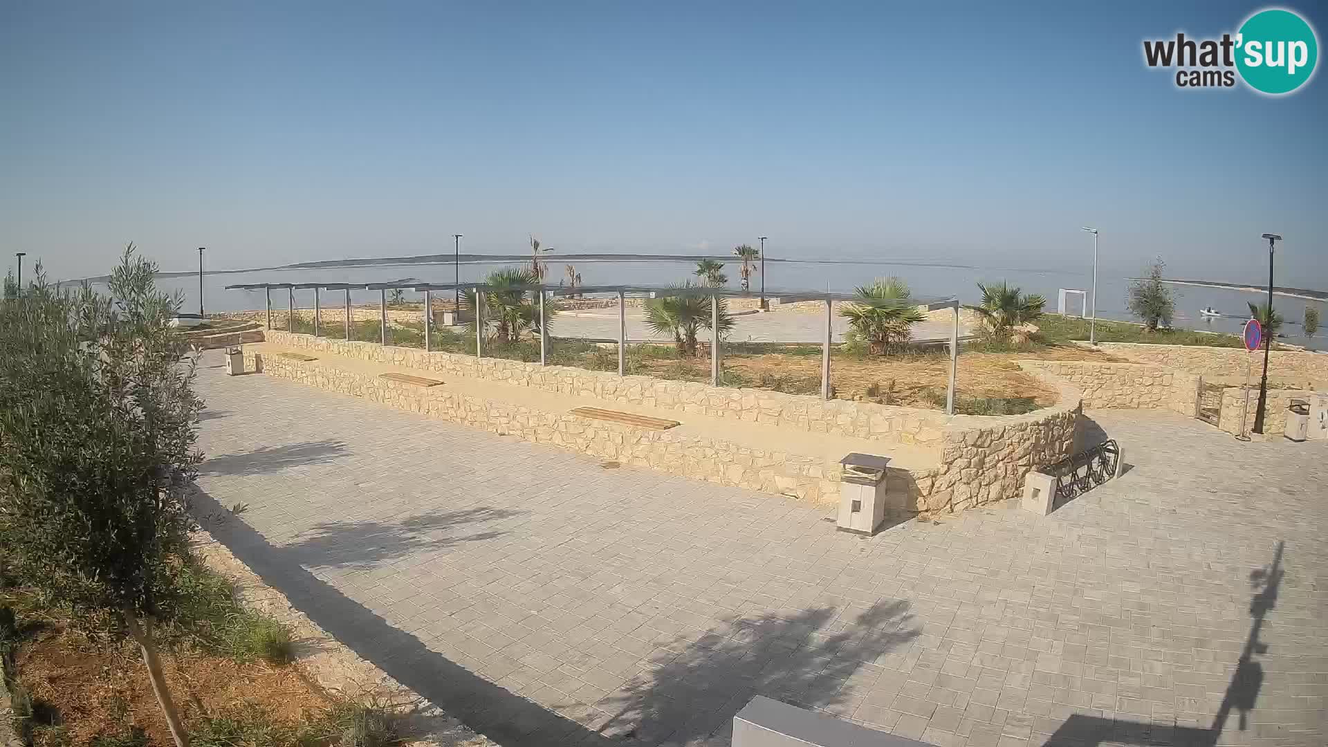 Webcam Mandre – Scène estivale Velika điga | Île de Pag