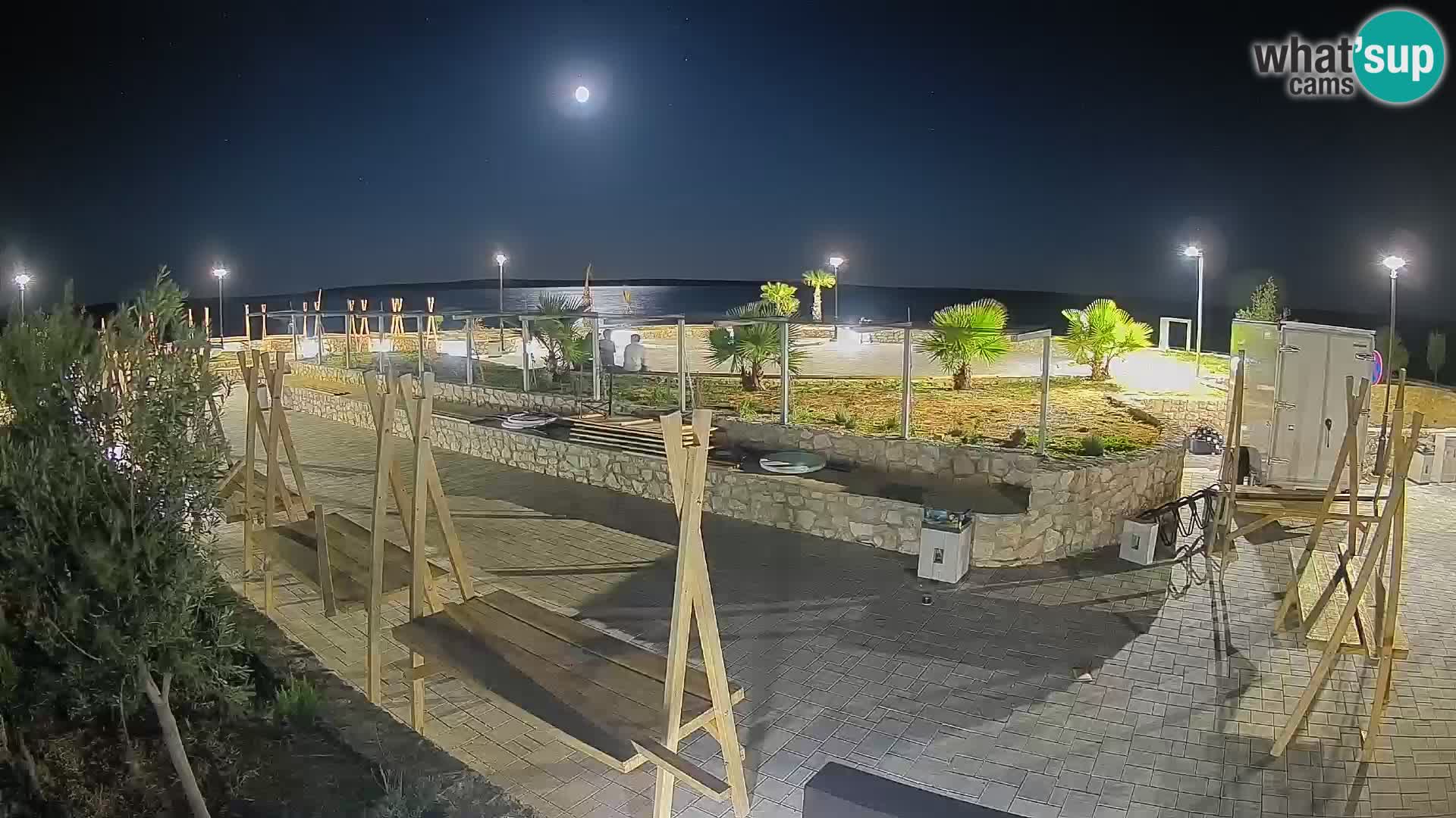 Webcam Mandre – Scène estivale Velika điga | Île de Pag