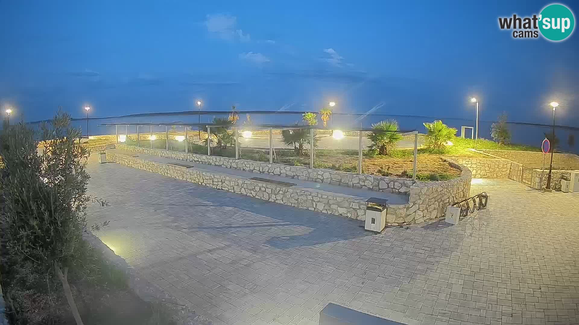 Webcam Mandre – Scène estivale Velika điga | Île de Pag