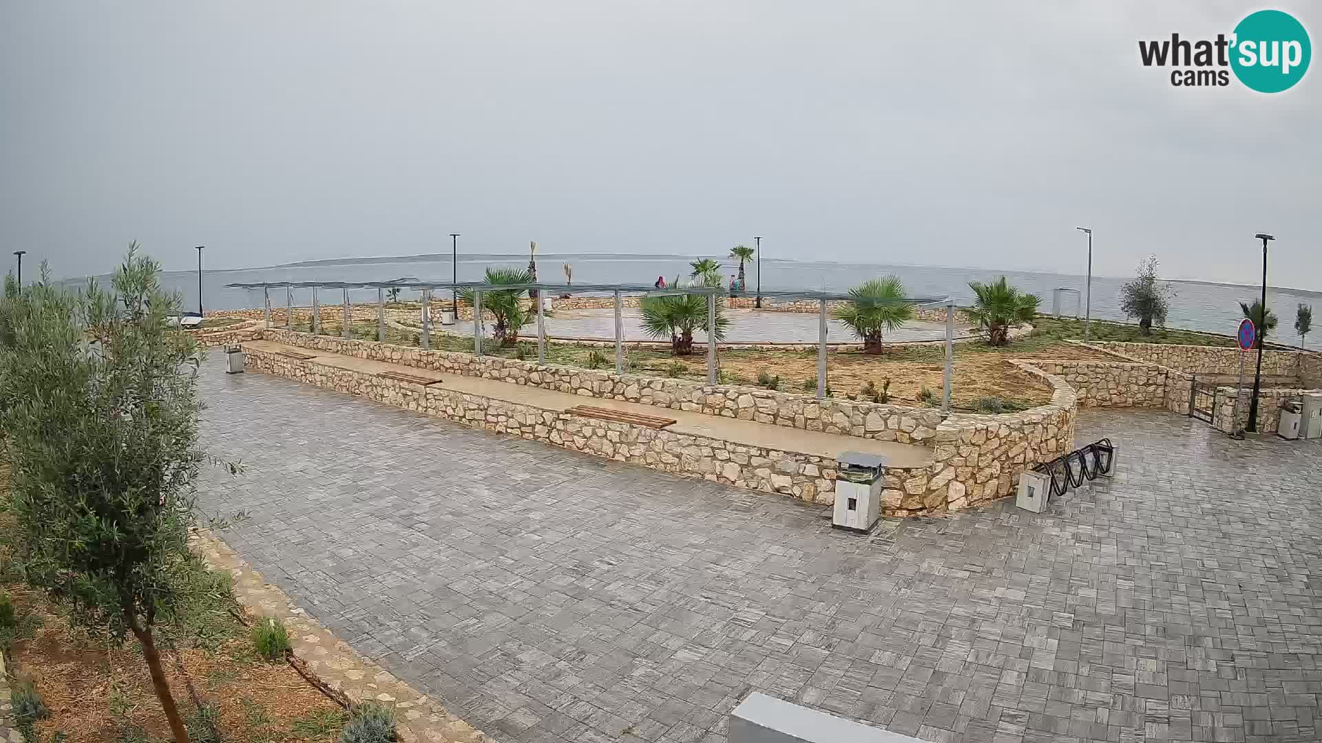 Webcam Mandre – Escenario de verano Velika điga | Isla de Pag