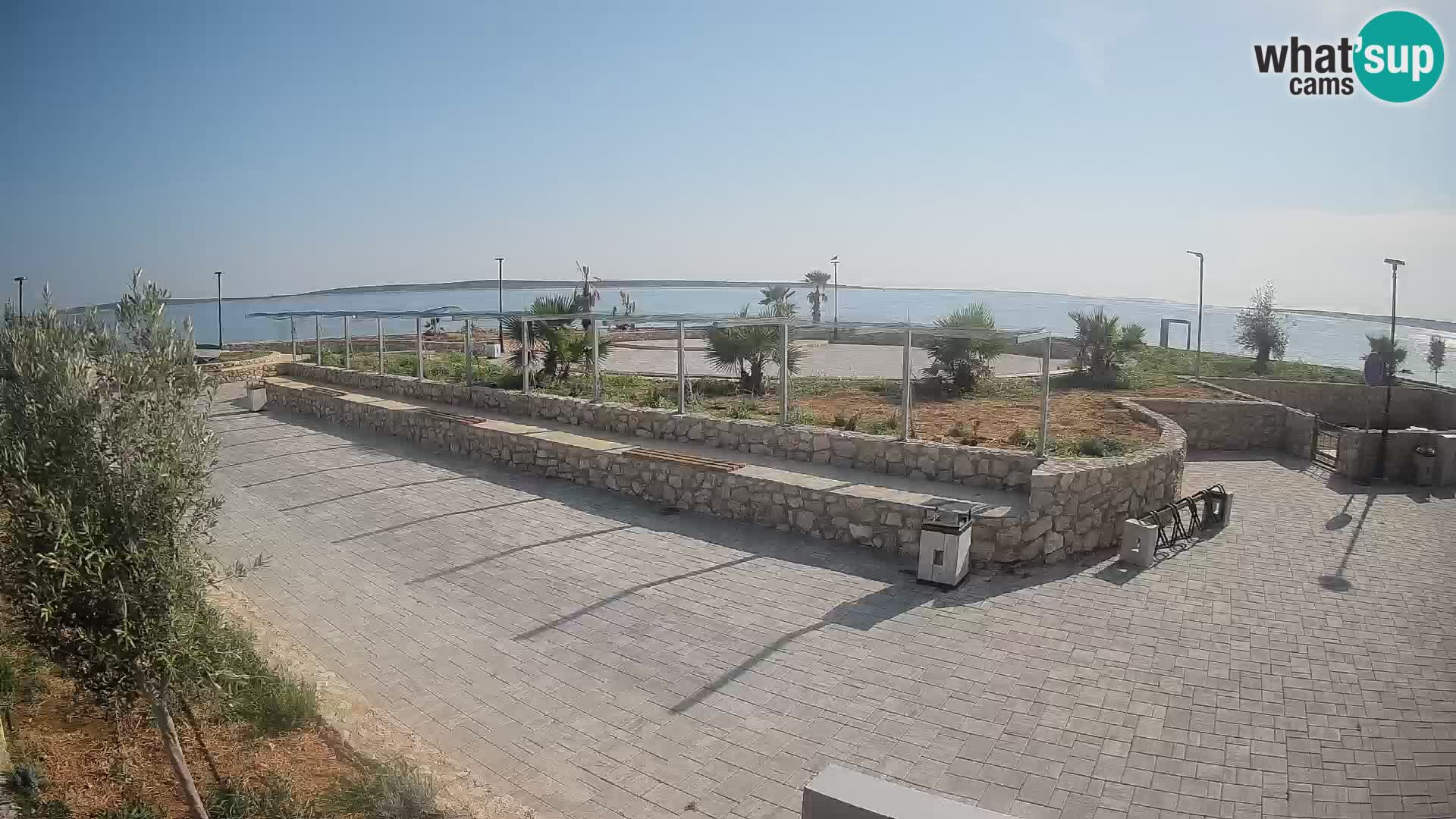 Webcam Mandre – Escenario de verano Velika điga | Isla de Pag
