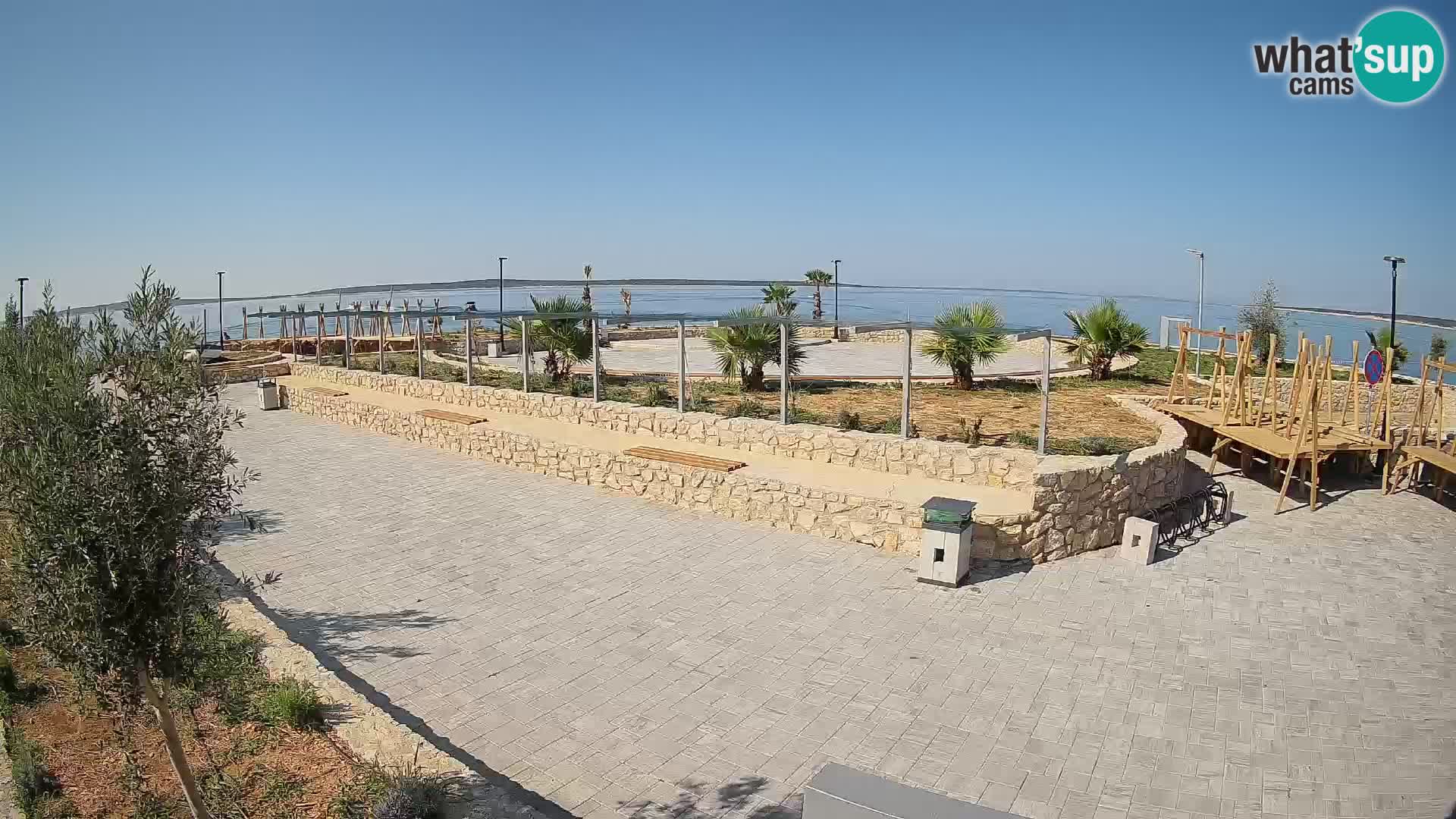 Mandre Summer Stage Webcam – Velika điga | Pag Island