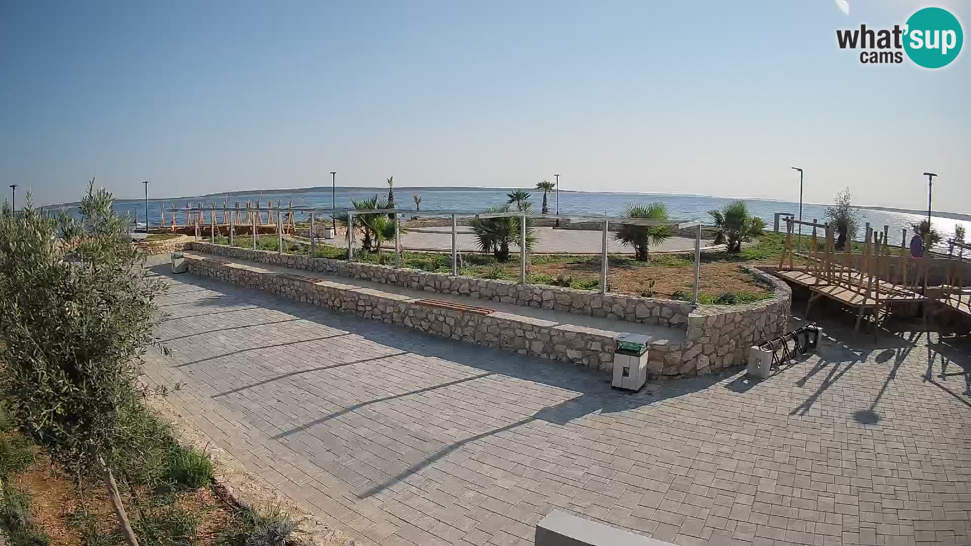 Mandre Summer Stage Webcam – Velika điga | Pag Island
