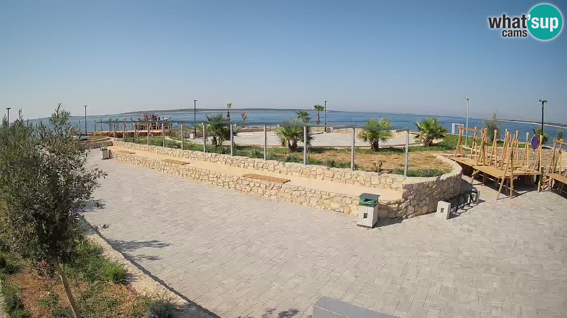 Webcam Mandre – Palco estivo Velika điga | Isola di Pag