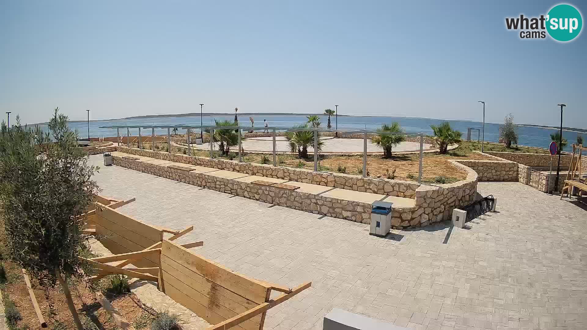 Mandre Summer Stage Webcam – Velika điga | Pag Island