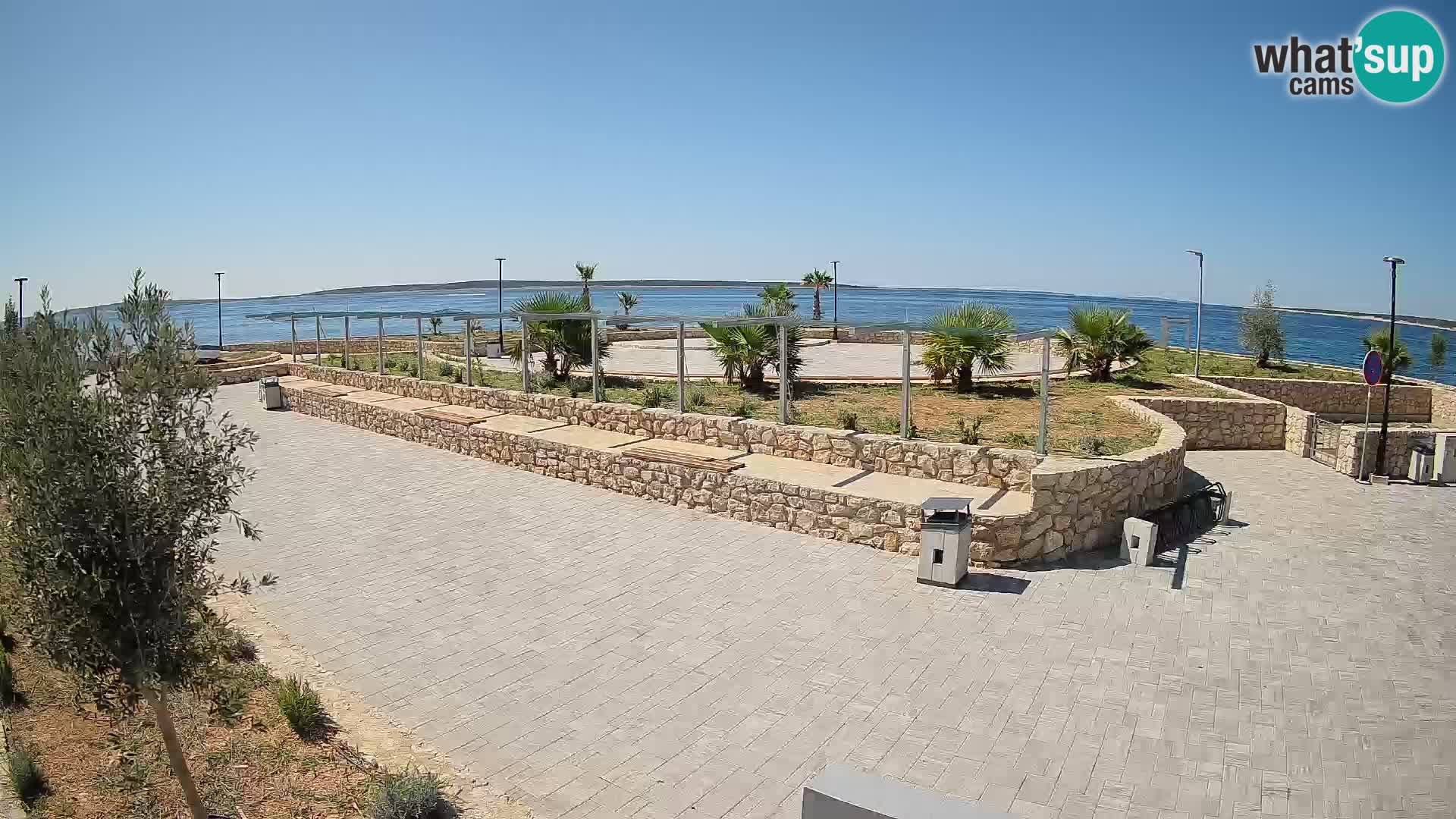 Webcam Mandre – Palco estivo Velika điga | Isola di Pag