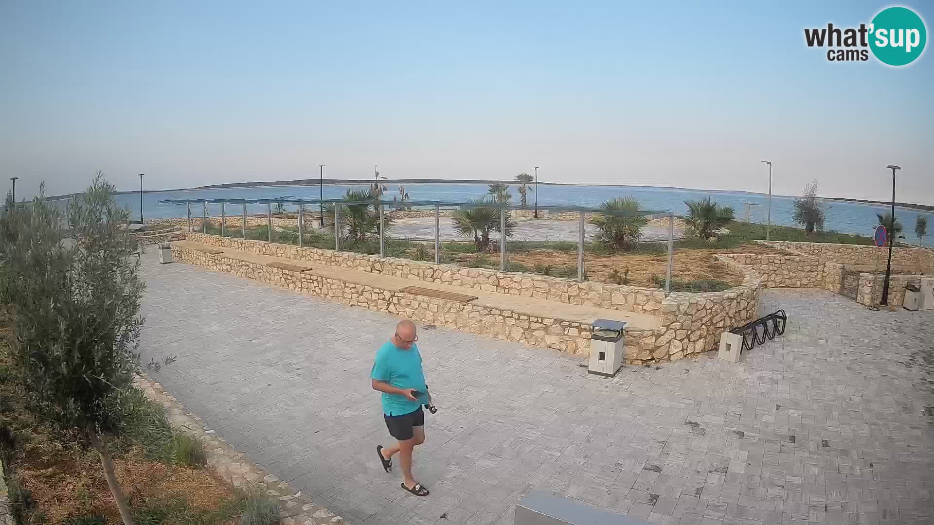 Webcam Mandre – Scène estivale Velika điga | Île de Pag