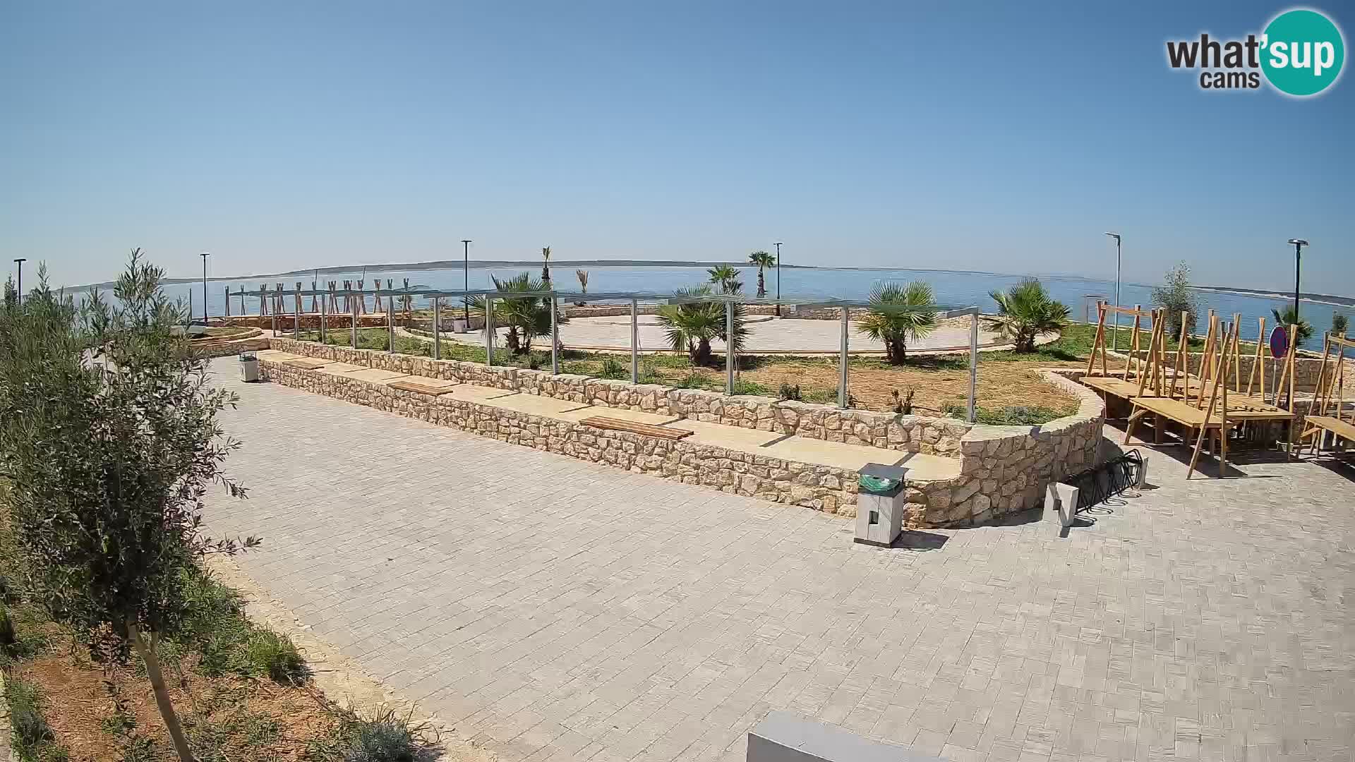 Mandre Summer Stage Webcam – Velika điga | Pag Island
