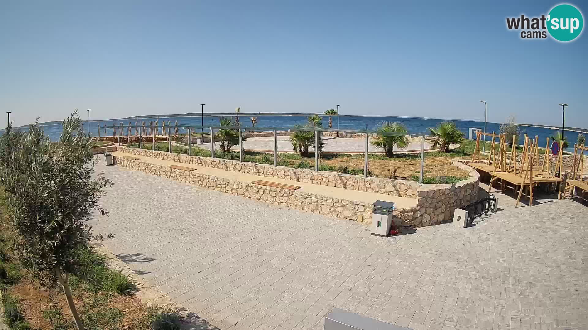 Mandre Summer Stage Webcam – Velika điga | Pag Island