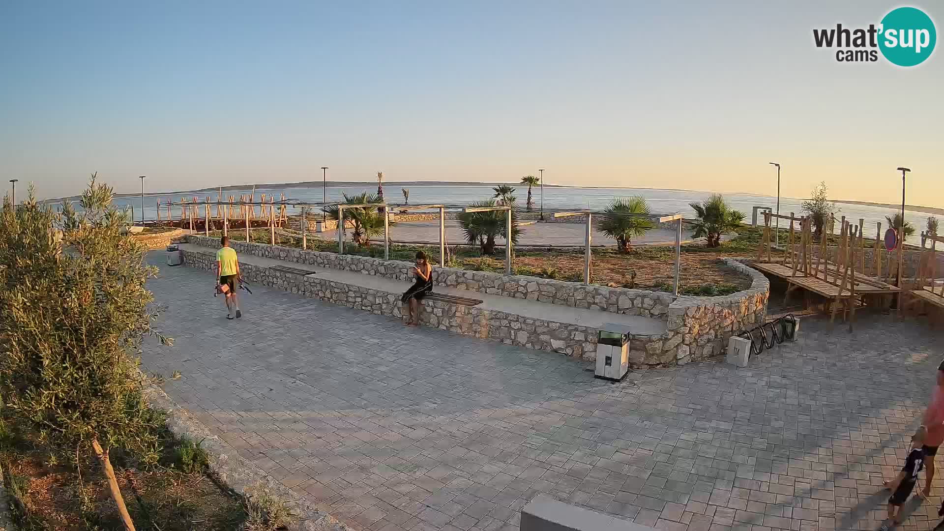 Webcam Mandre – Escenario de verano Velika điga | Isla de Pag