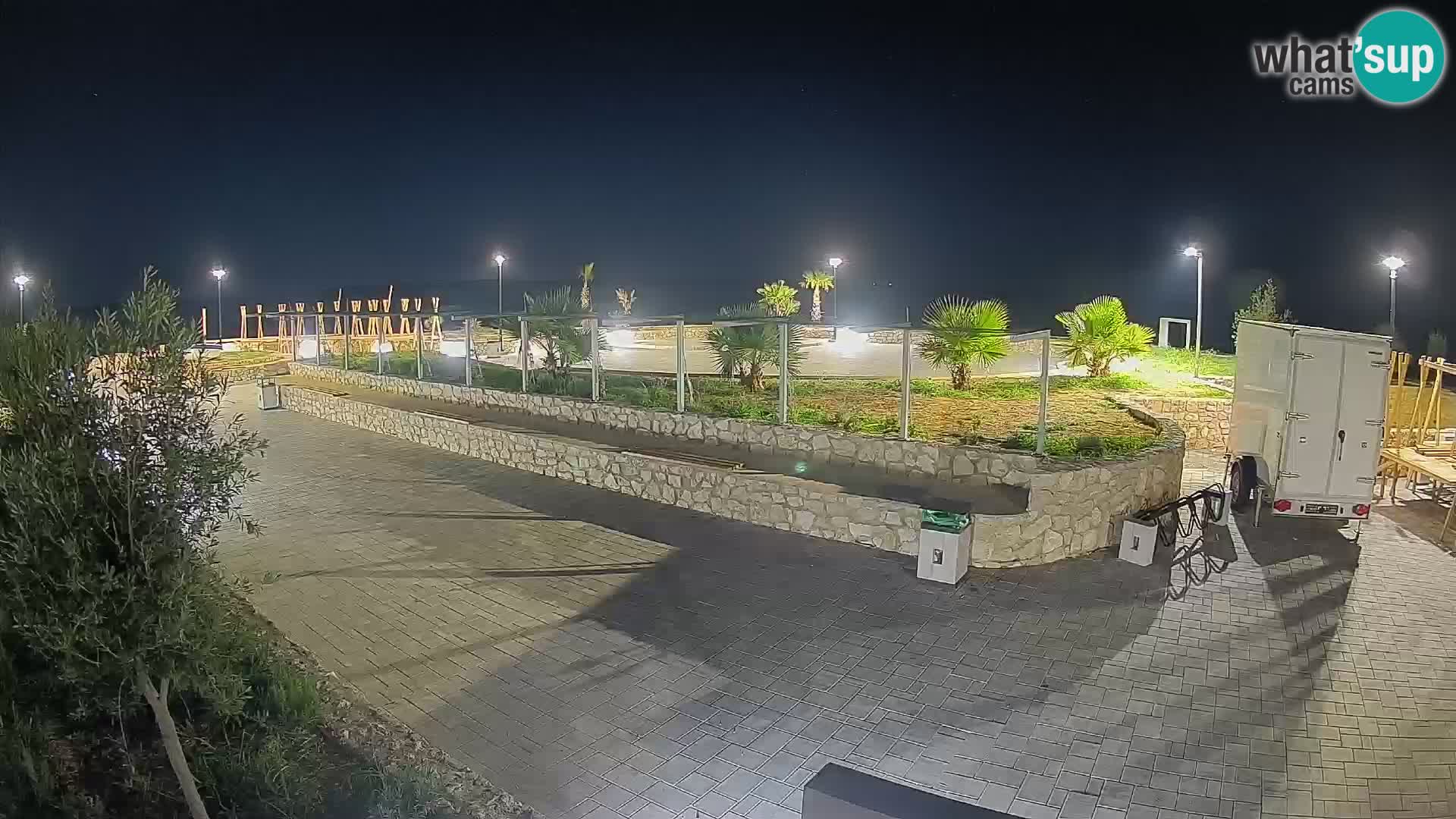 Webcam Mandre – Palco estivo Velika điga | Isola di Pag