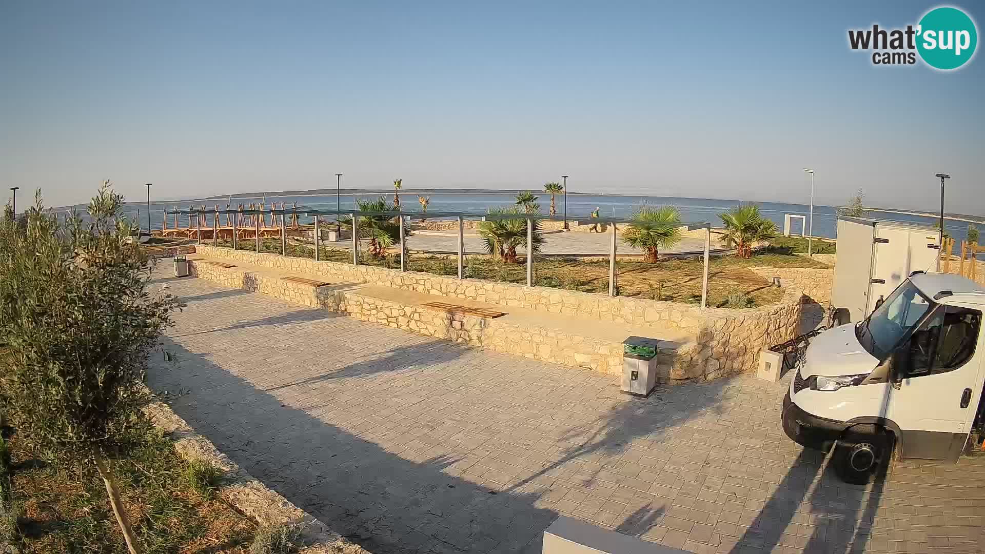 Webcam Mandre – Scène estivale Velika điga | Île de Pag