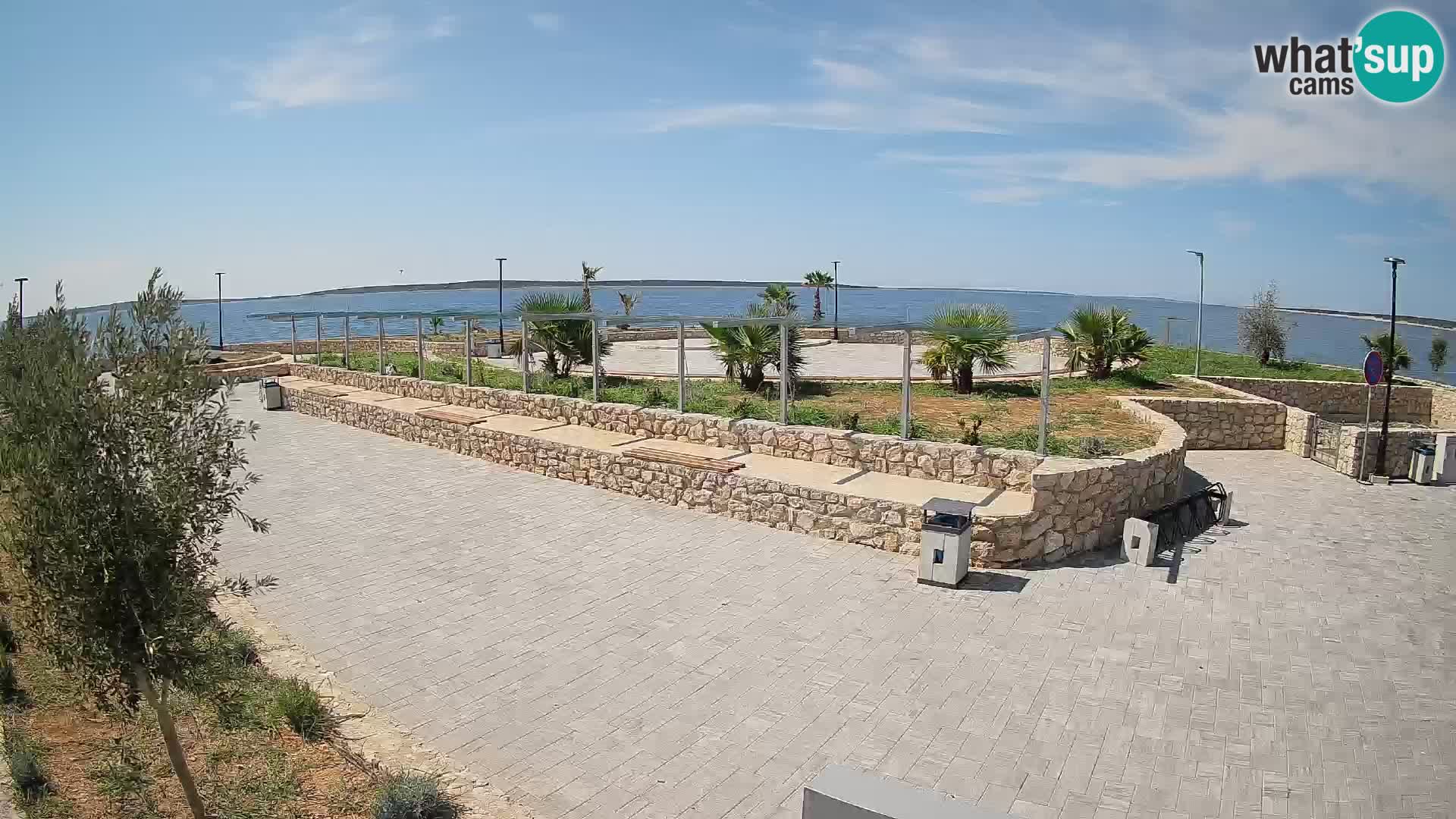 Webcam Mandre – Palco estivo Velika điga | Isola di Pag