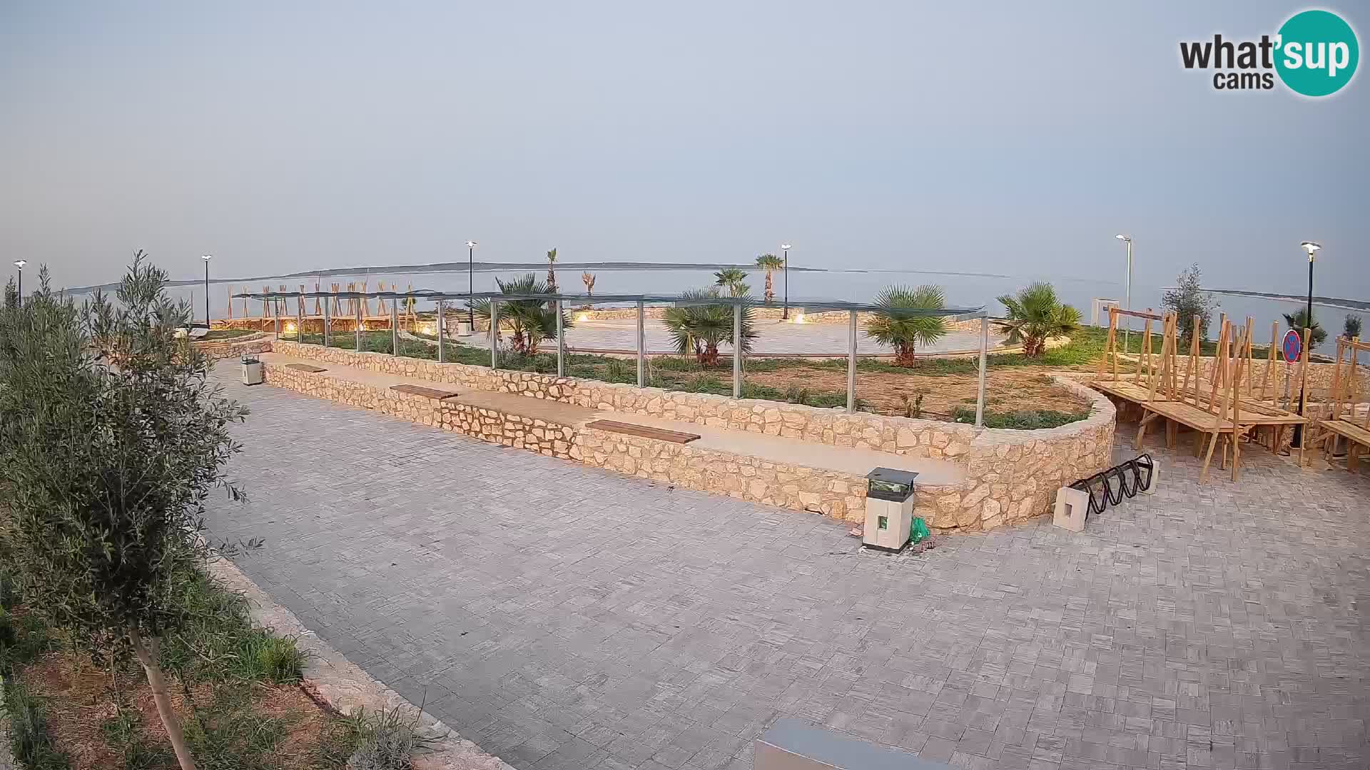 Webcam Mandre – Palco estivo Velika điga | Isola di Pag
