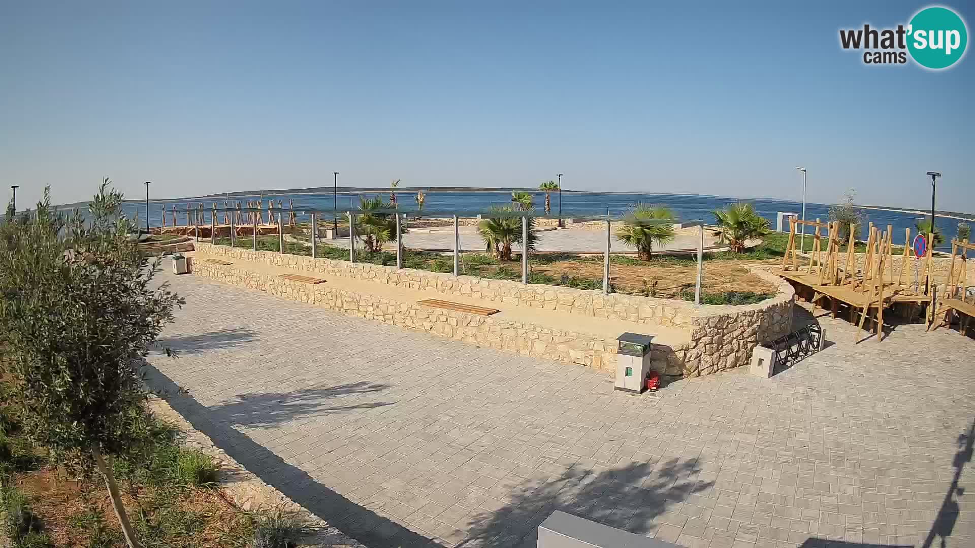 Mandre Summer Stage Webcam – Velika điga | Pag Island