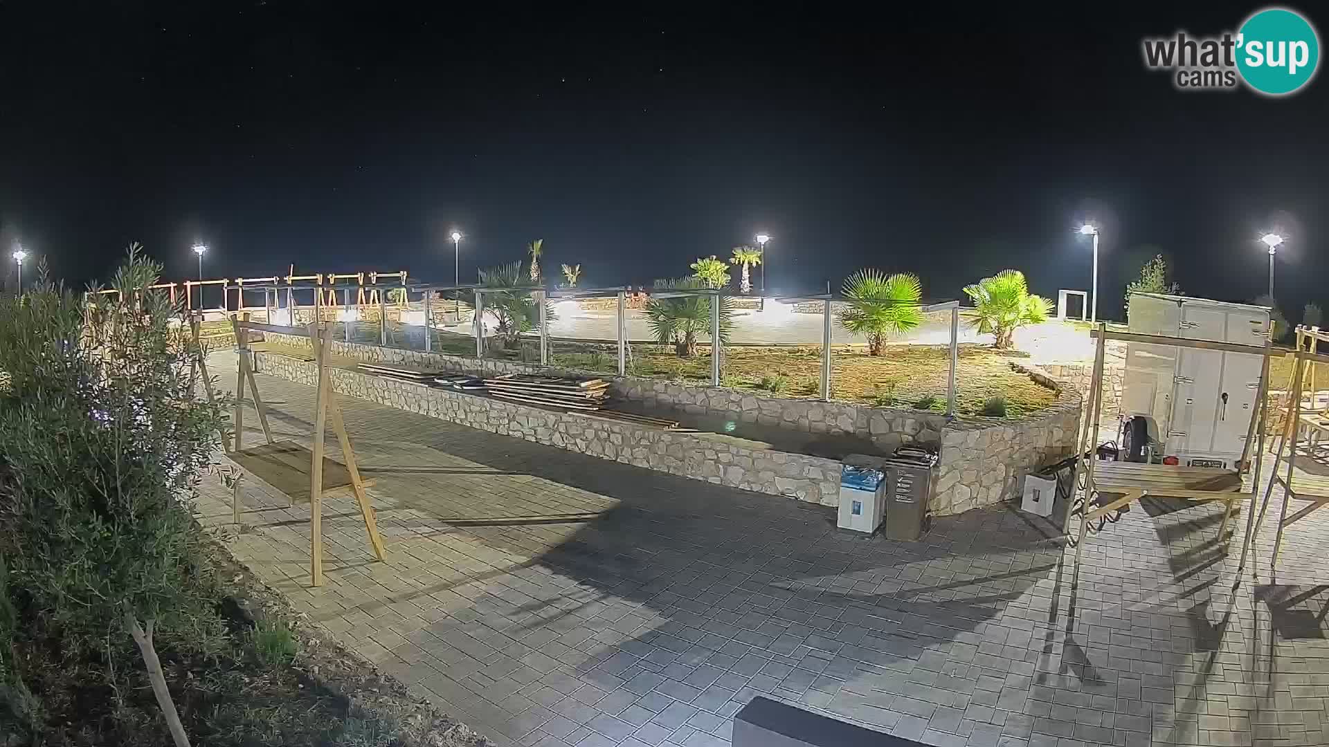 Webcam Mandre – Escenario de verano Velika điga | Isla de Pag