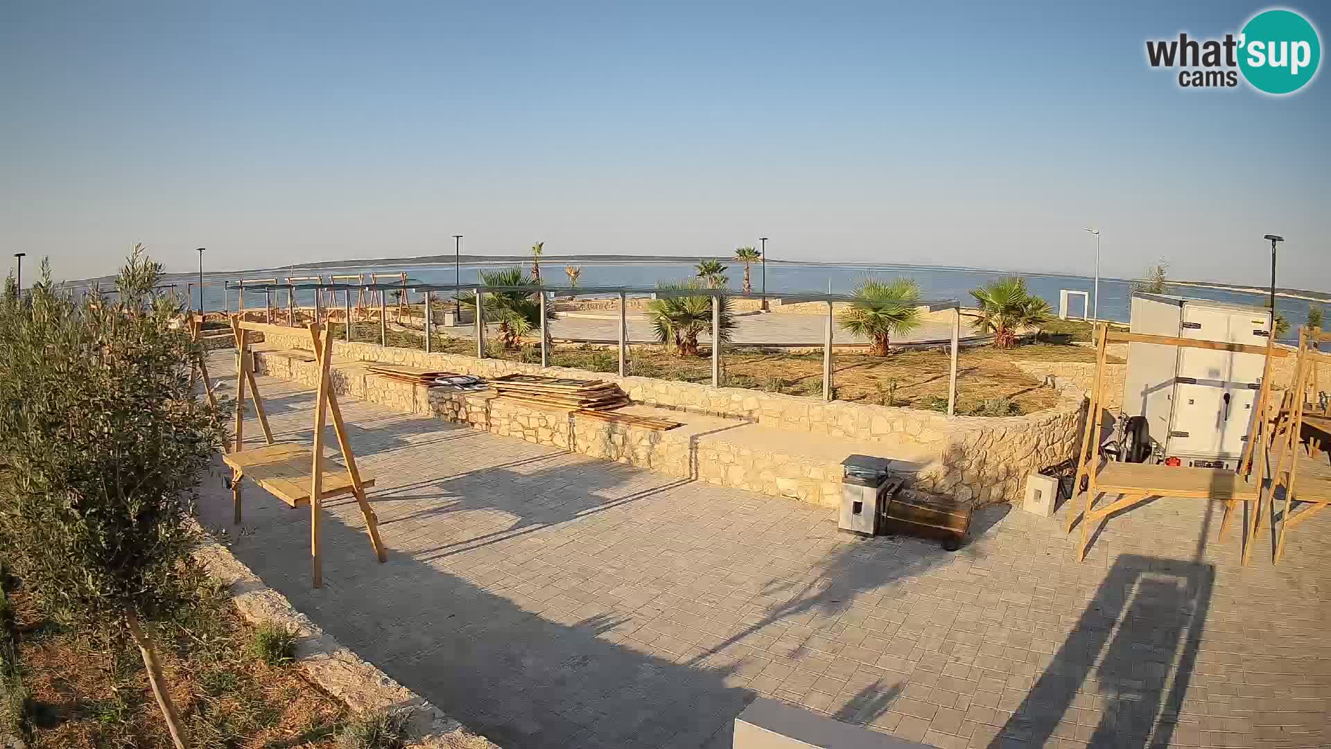 Webcam Mandre – Scène estivale Velika điga | Île de Pag