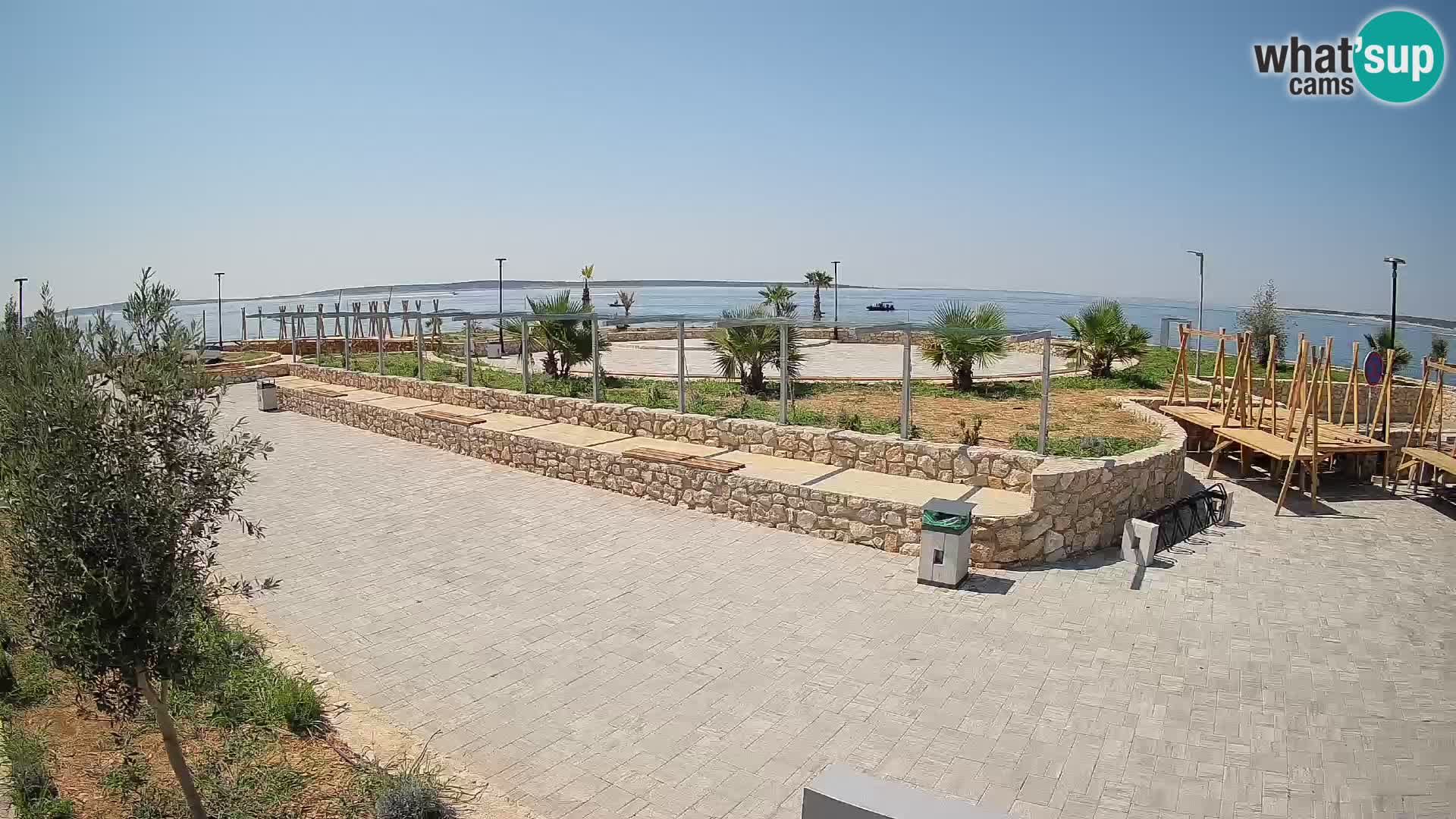 Webcam Mandre – Palco estivo Velika điga | Isola di Pag